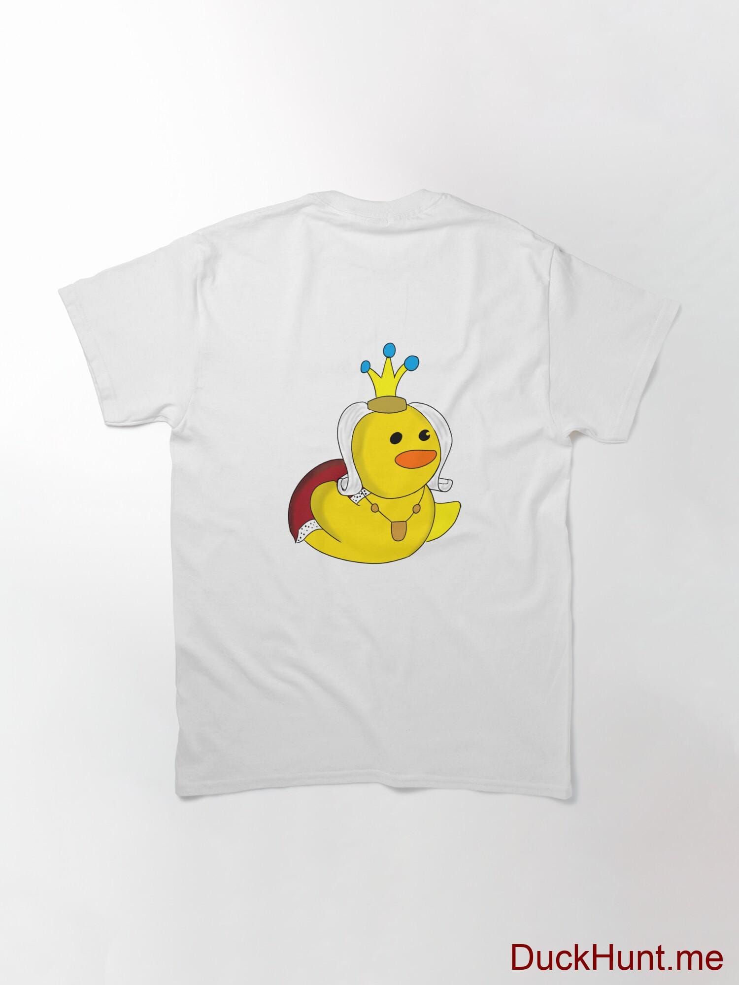Royal Duck White Classic T-Shirt (Back printed) alternative image 1