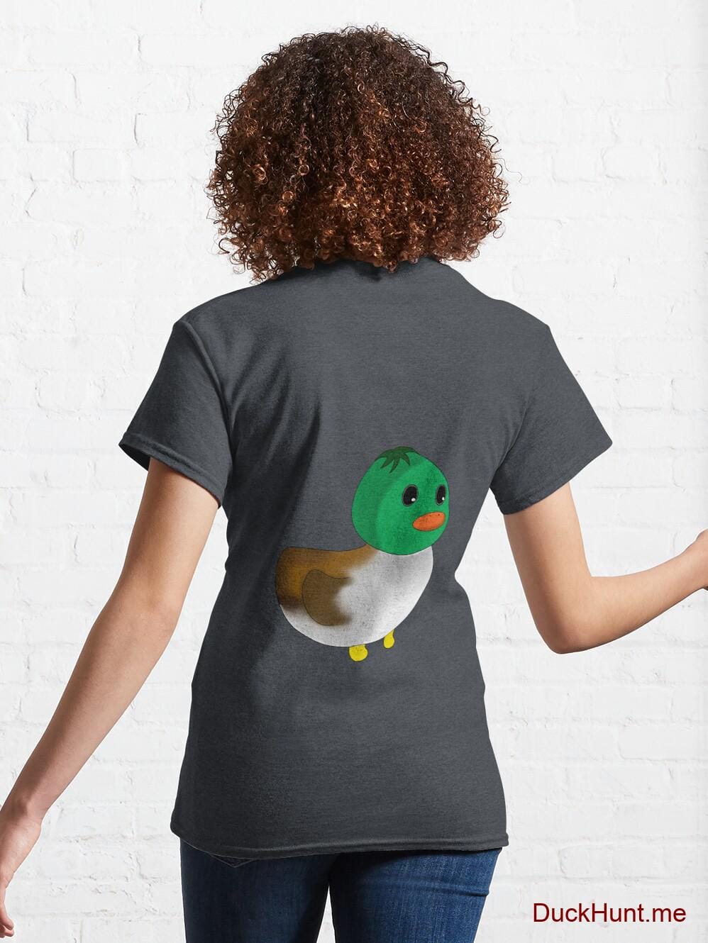 Normal Duck Denim Heather Classic T-Shirt (Back printed) alternative image 4