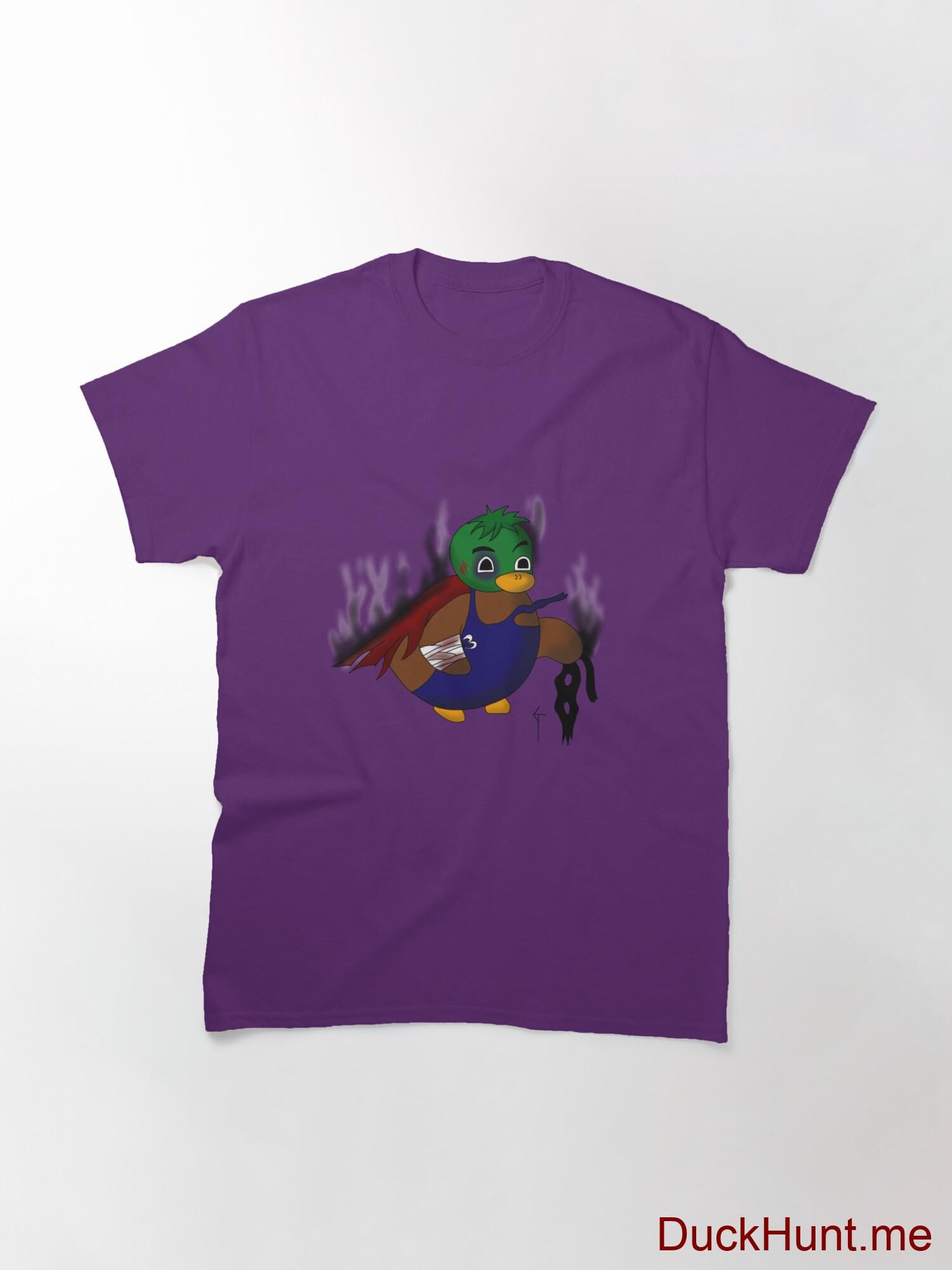 Dead Boss Duck (smoky) Purple Classic T-Shirt (Front printed) alternative image 2