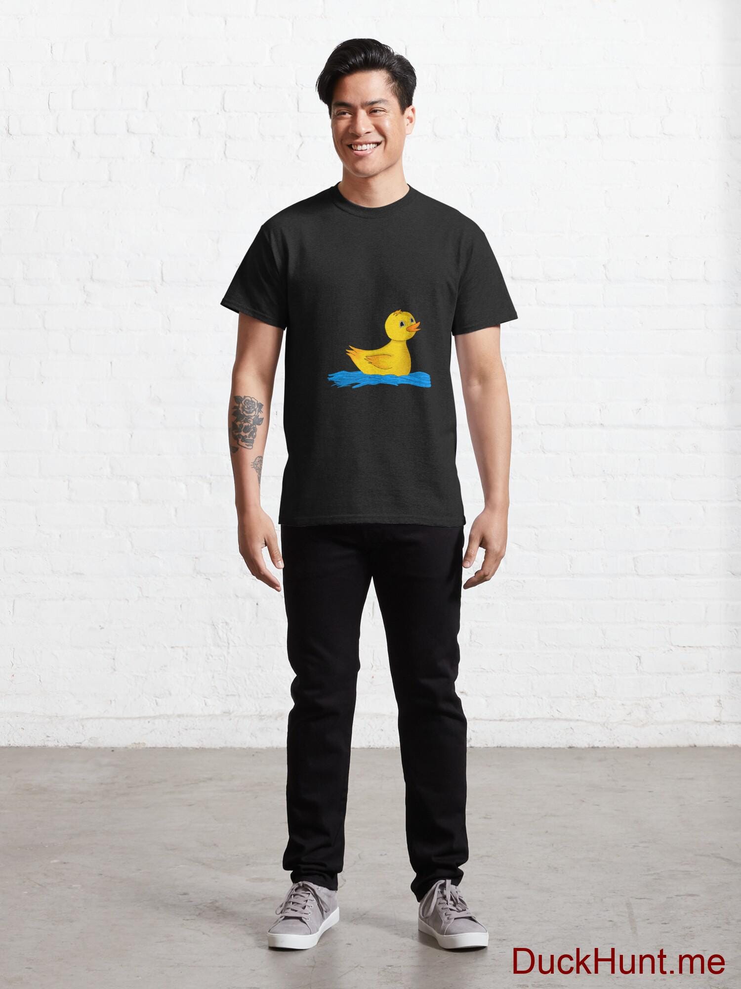 Plastic Duck Black Classic T-Shirt (Front printed) alternative image 6
