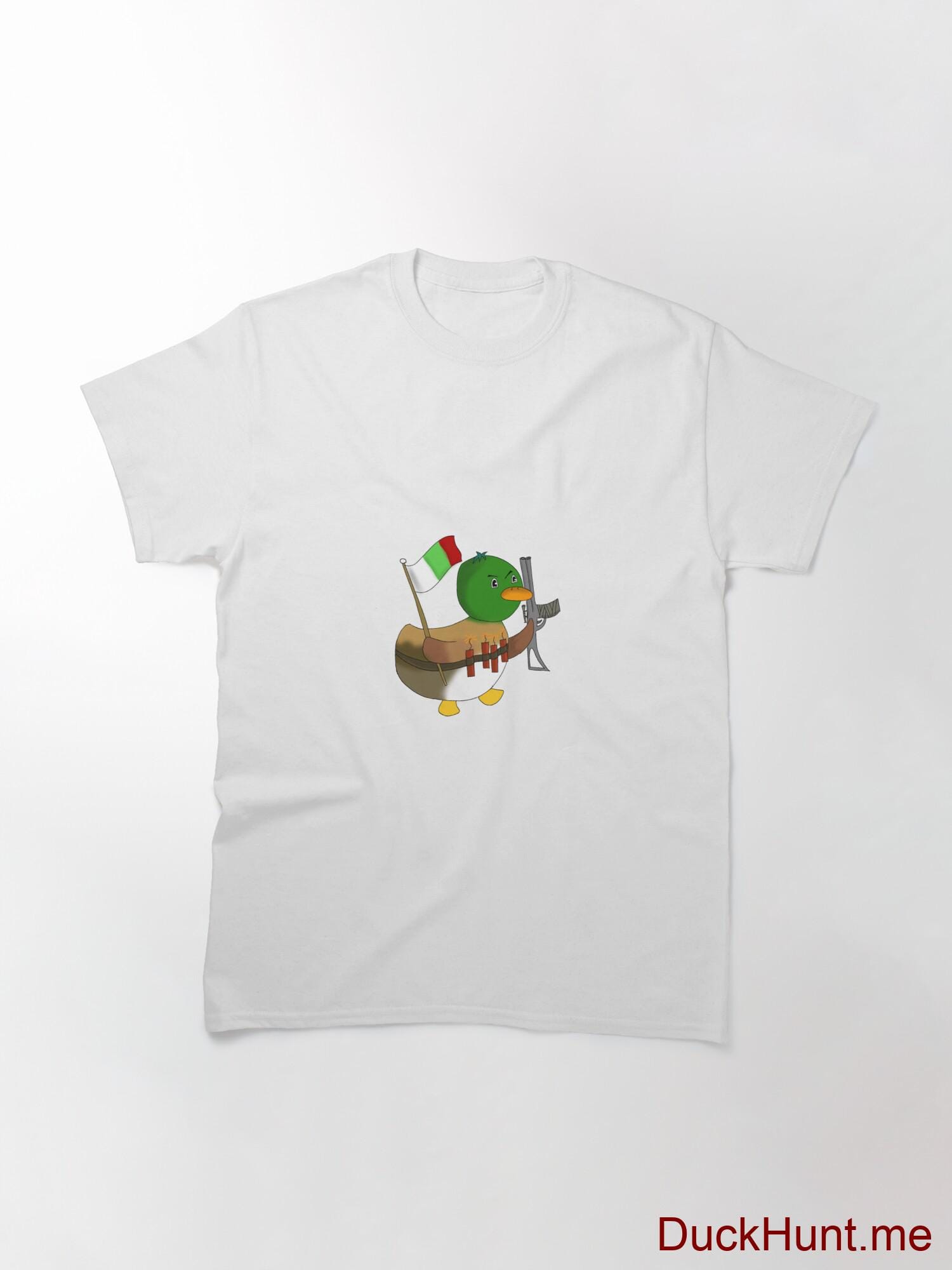 Kamikaze Duck White Classic T-Shirt (Front printed) alternative image 2