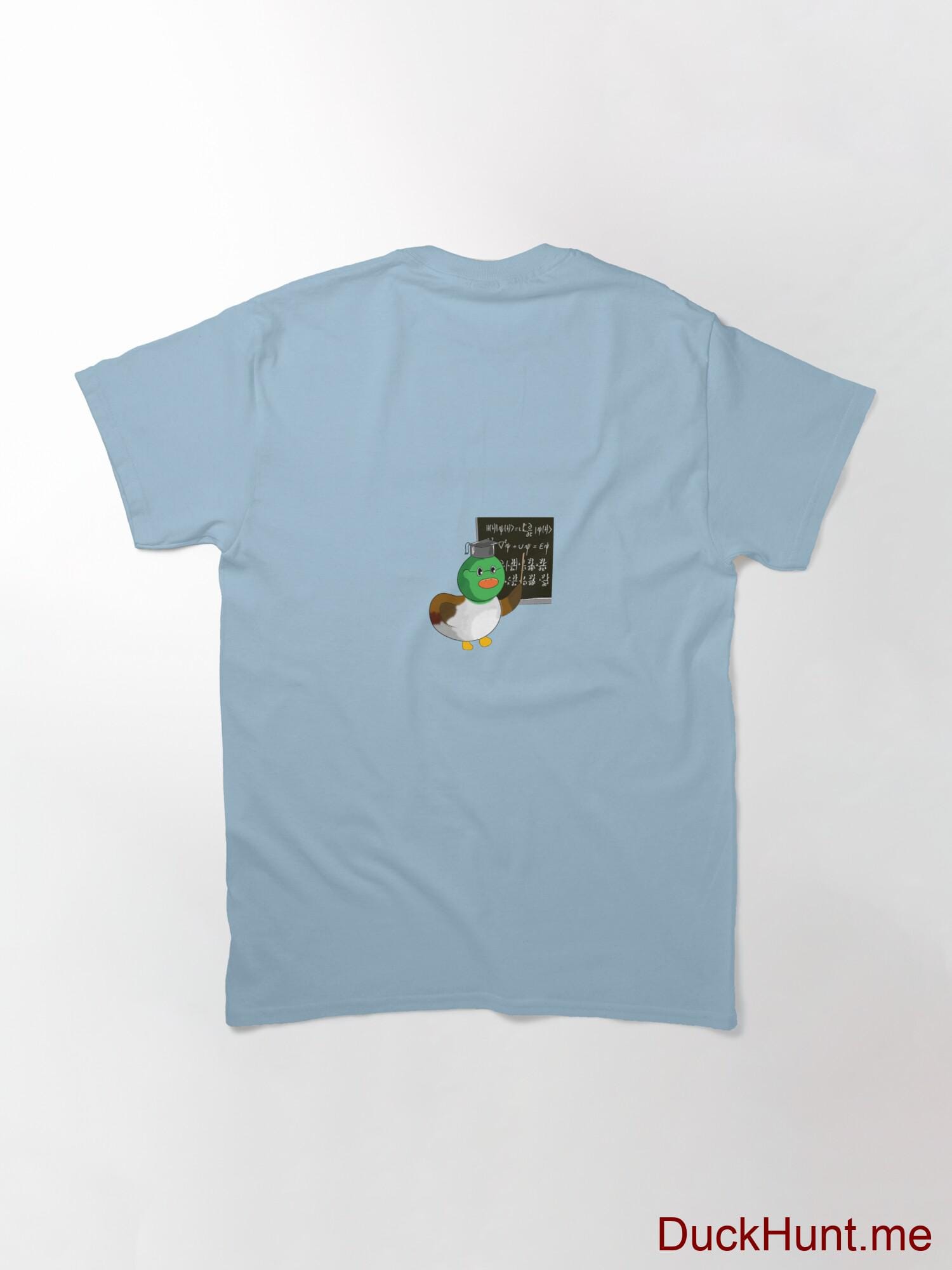 Prof Duck Light Blue Classic T-Shirt (Back printed) alternative image 1