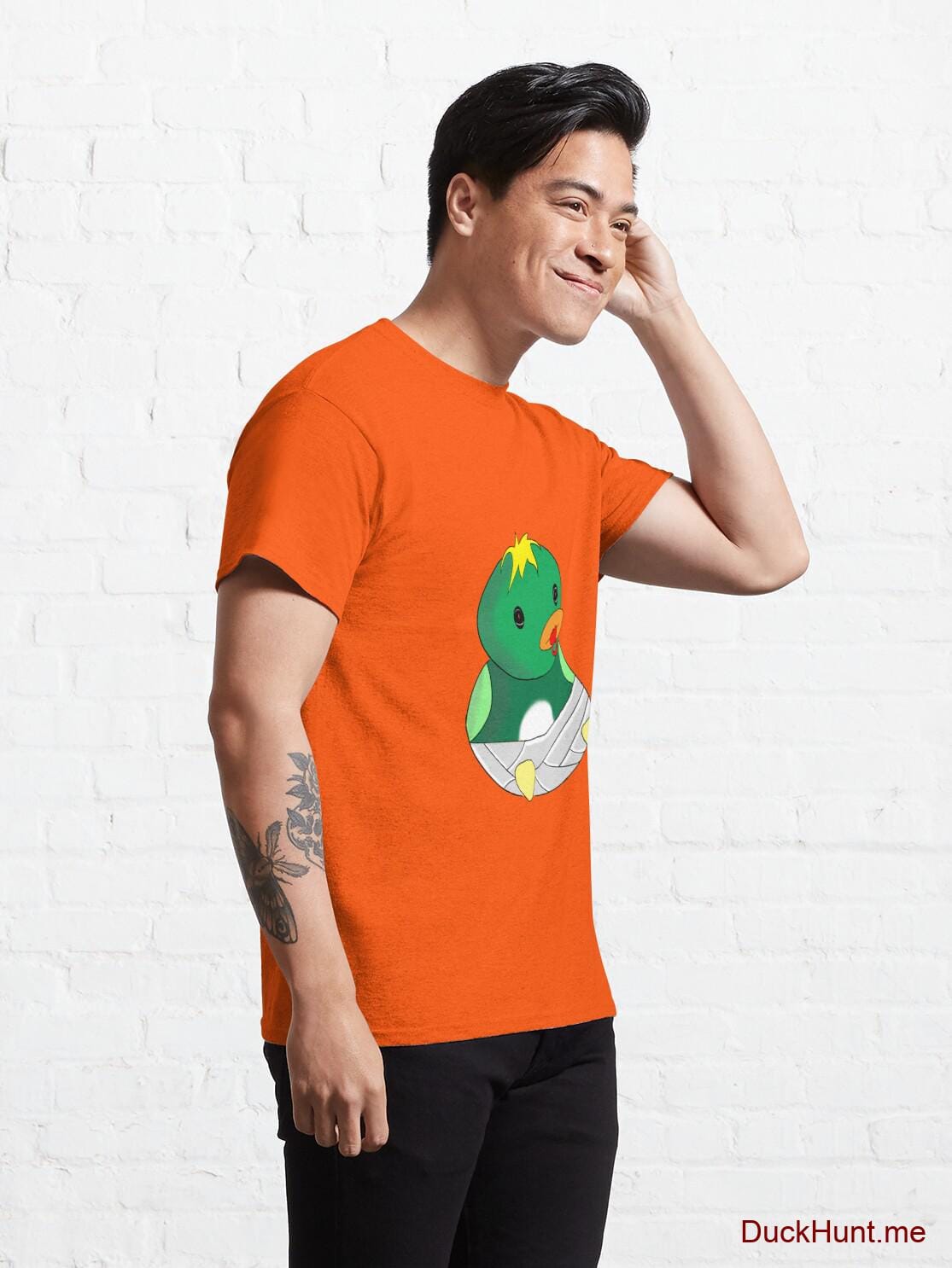 Baby duck Orange Classic T-Shirt (Front printed) alternative image 4