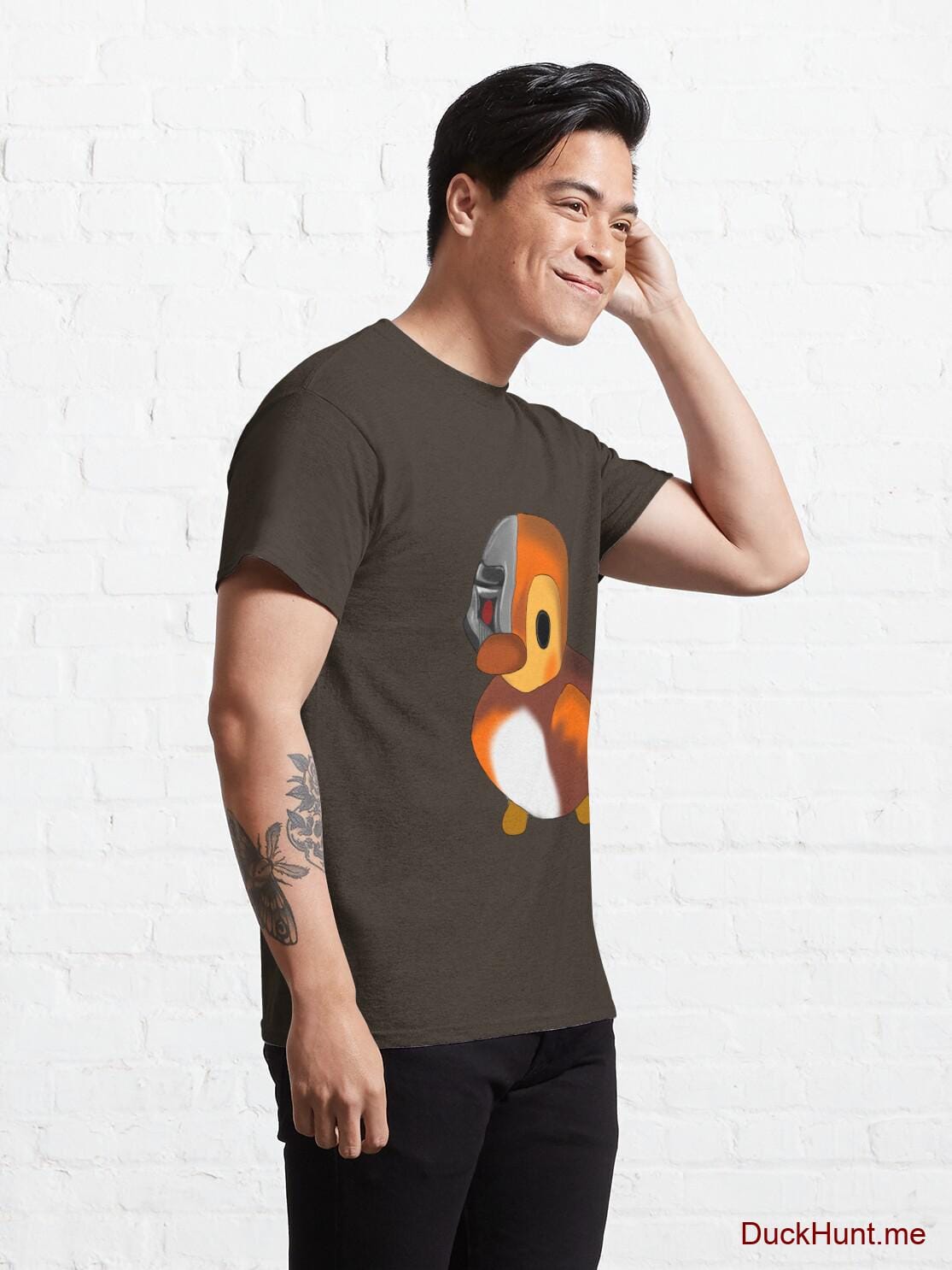 Mechanical Duck Brown Classic T-Shirt (Front printed) alternative image 4