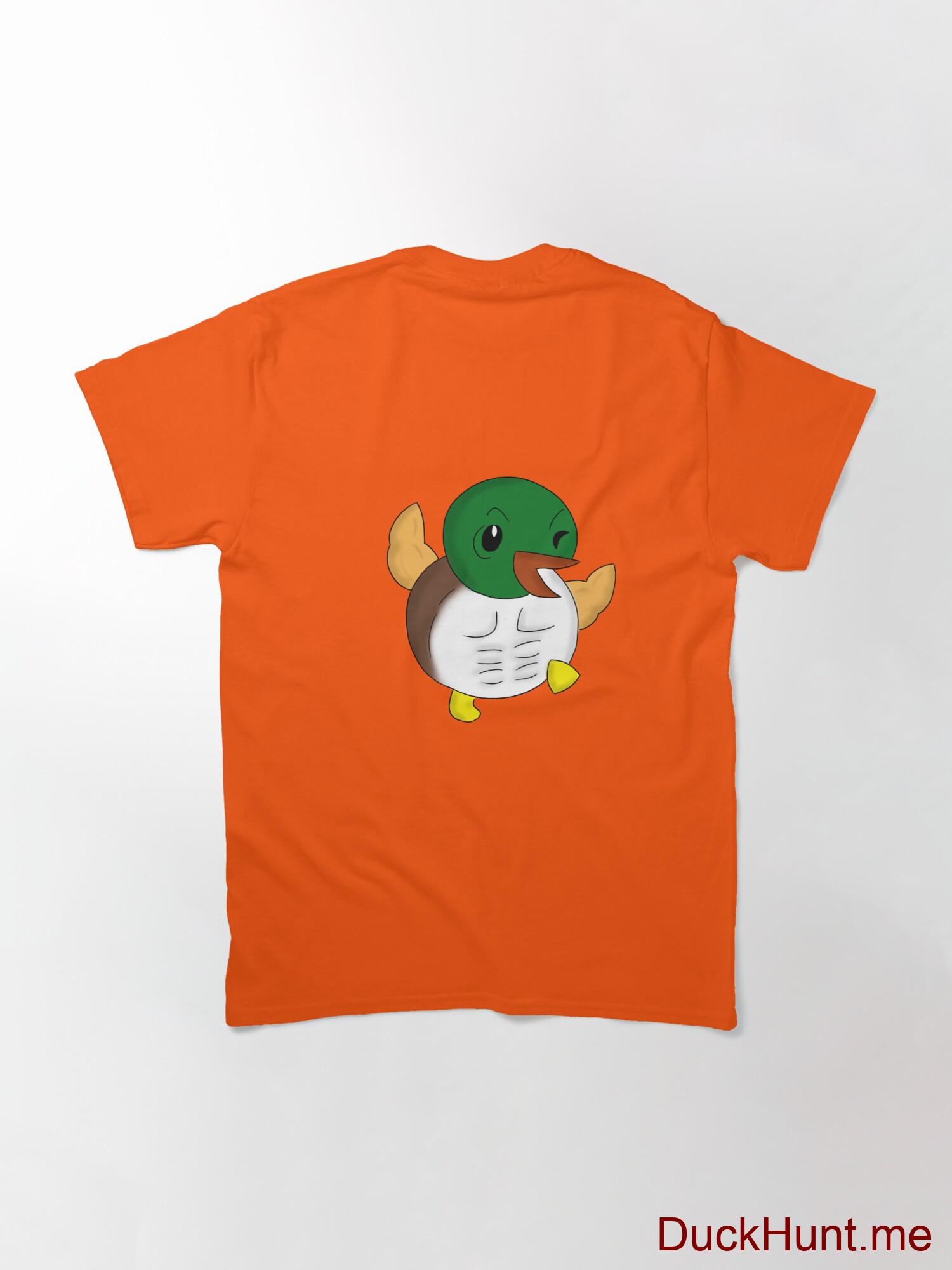Super duck Orange Classic T-Shirt (Back printed) alternative image 1