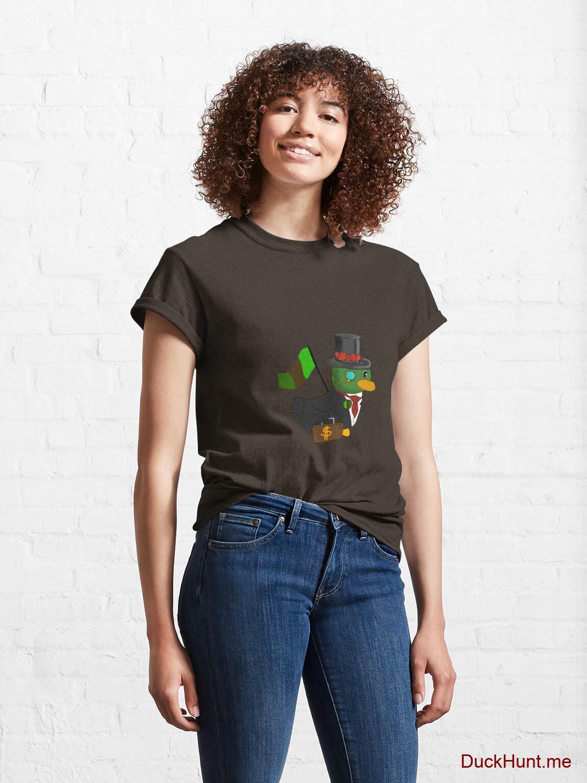 Golden Duck Brown Classic T-Shirt (Front printed) alternative image 3