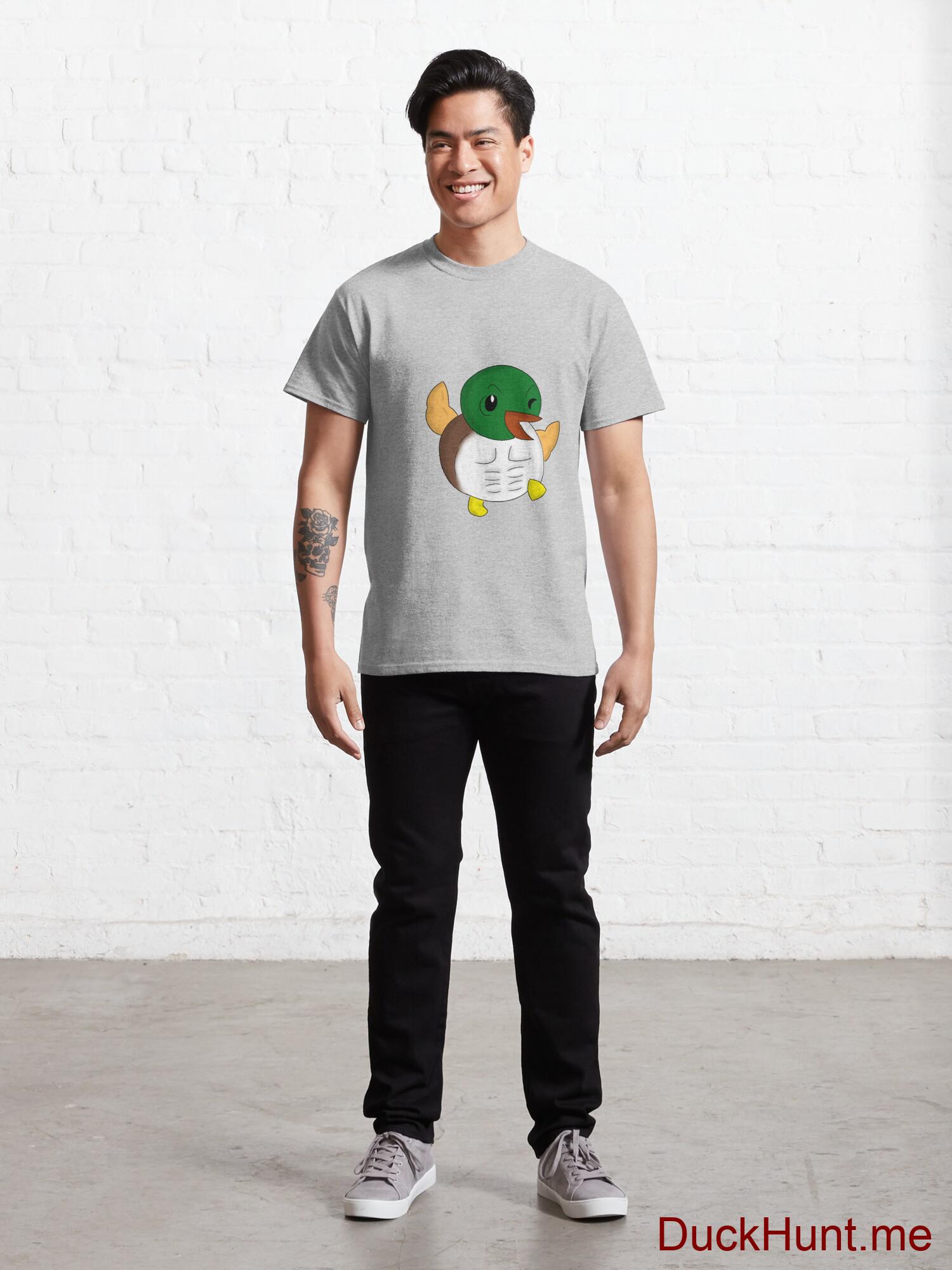 Super duck Heather Grey Classic T-Shirt (Front printed) alternative image 6