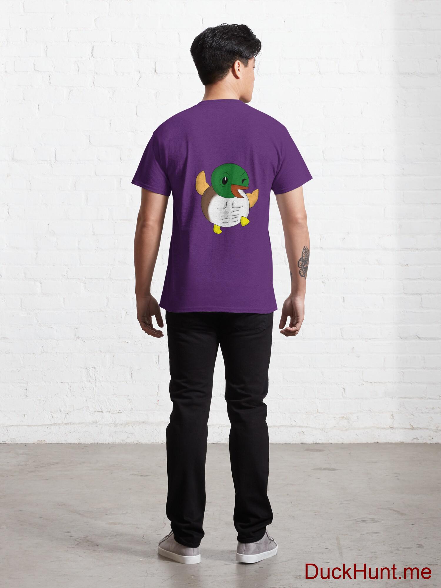 Super duck Purple Classic T-Shirt (Back printed) alternative image 3