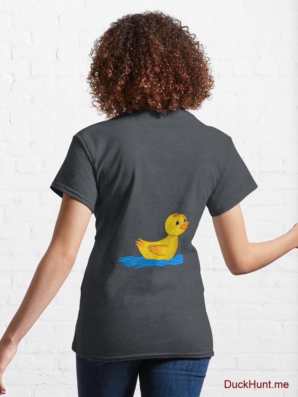 Plastic Duck Denim Heather Classic T-Shirt (Back printed) alternative image 4