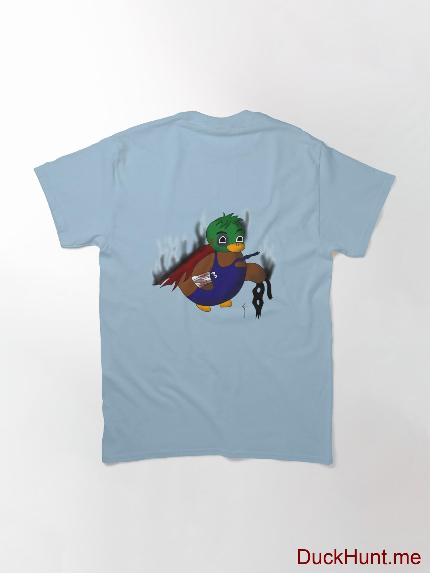 Dead Boss Duck (smoky) Light Blue Classic T-Shirt (Back printed) alternative image 1