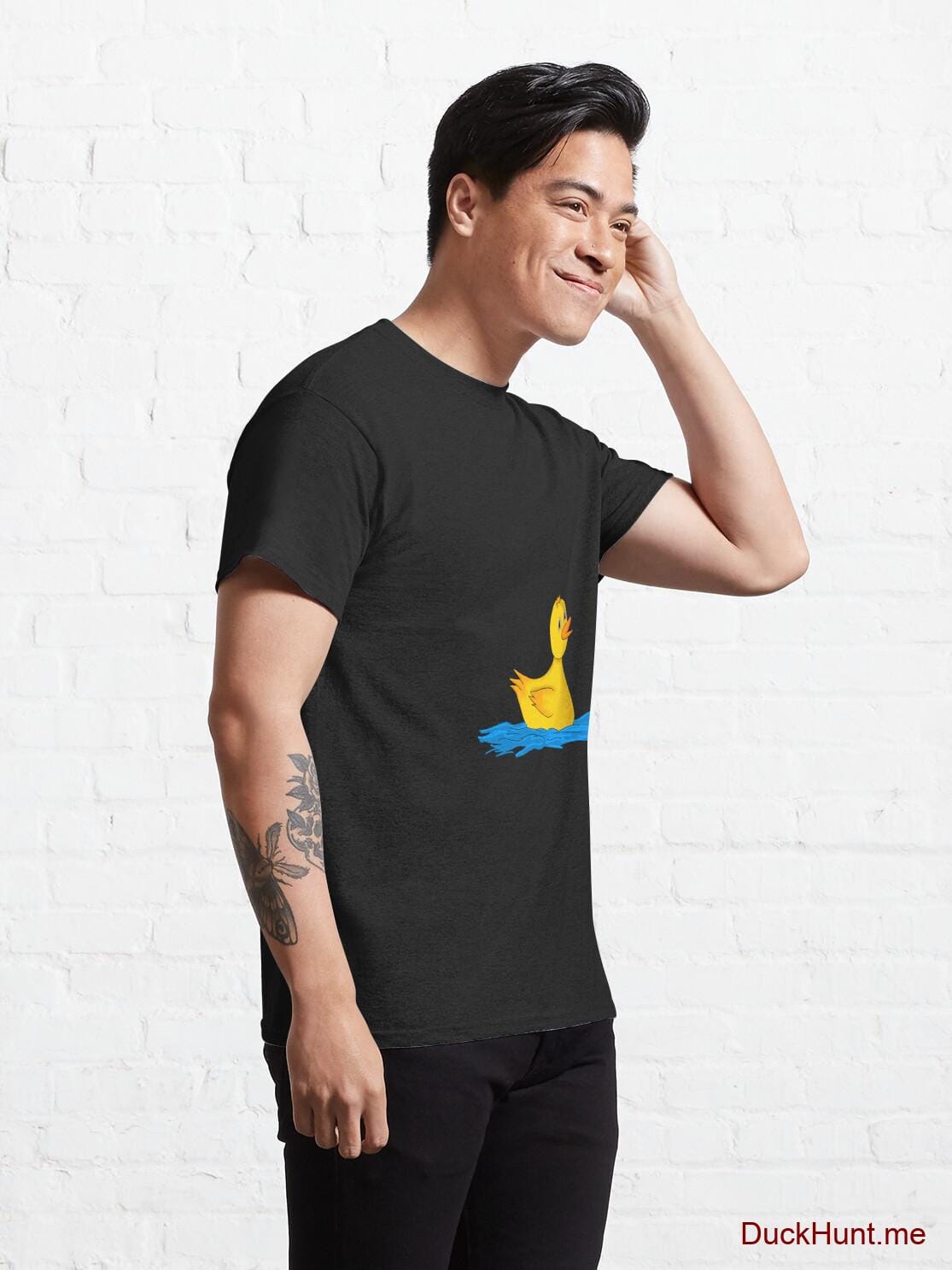 Plastic Duck Black Classic T-Shirt (Front printed) alternative image 4