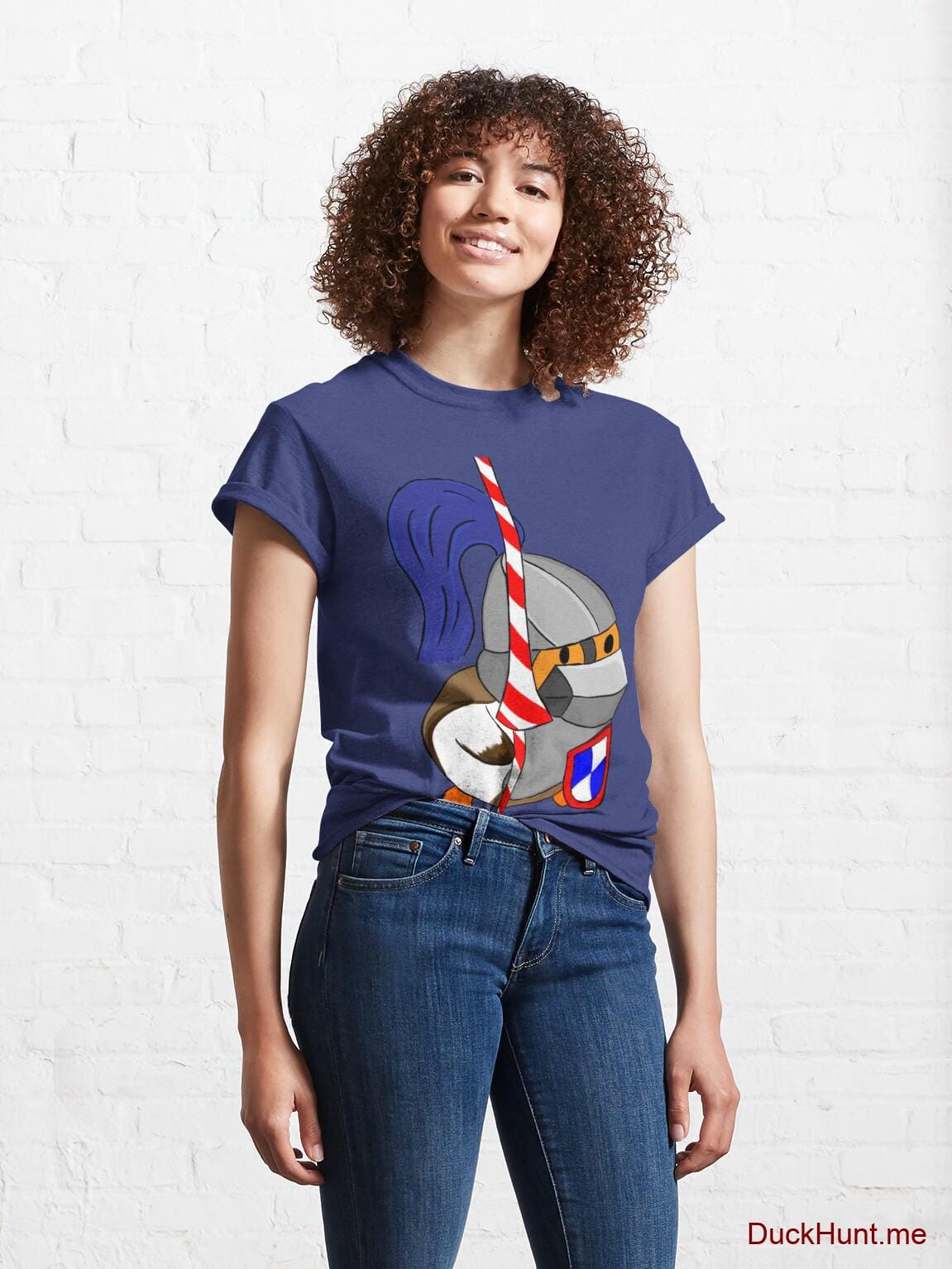 Armored Duck Blue Classic T-Shirt (Front printed) alternative image 3