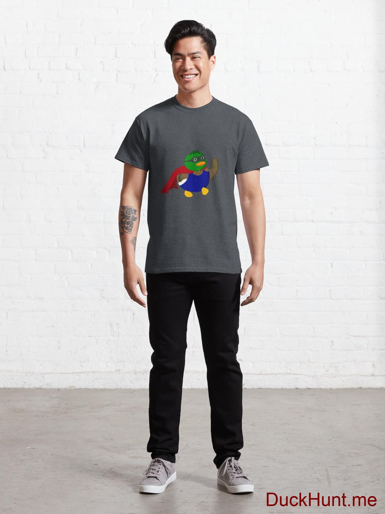 Alive Boss Duck Denim Heather Classic T-Shirt (Front printed) alternative image 6