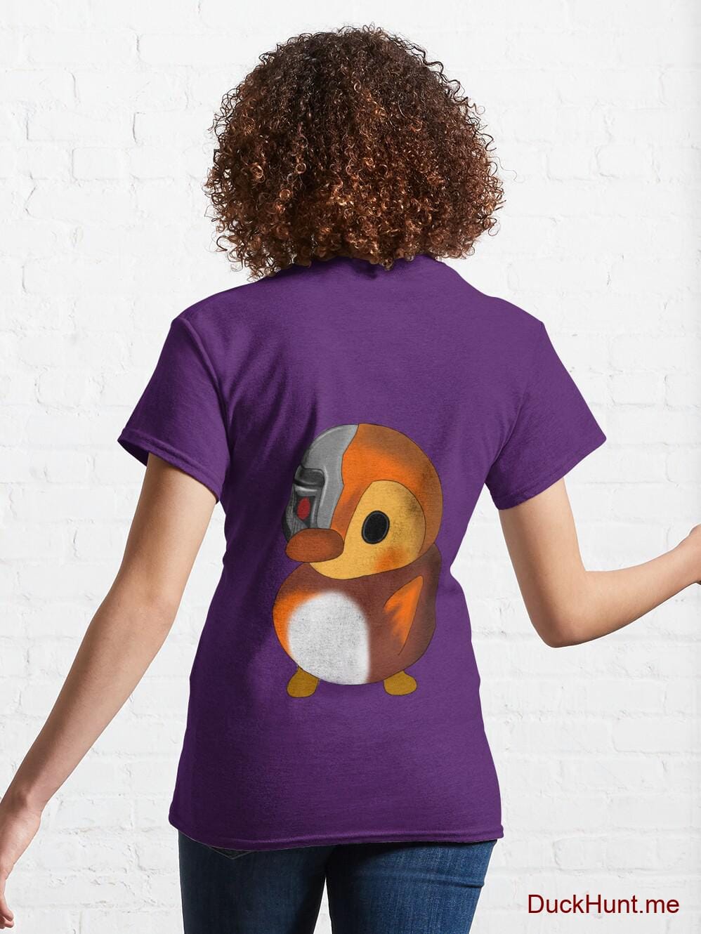 Mechanical Duck Purple Classic T-Shirt (Back printed) alternative image 4