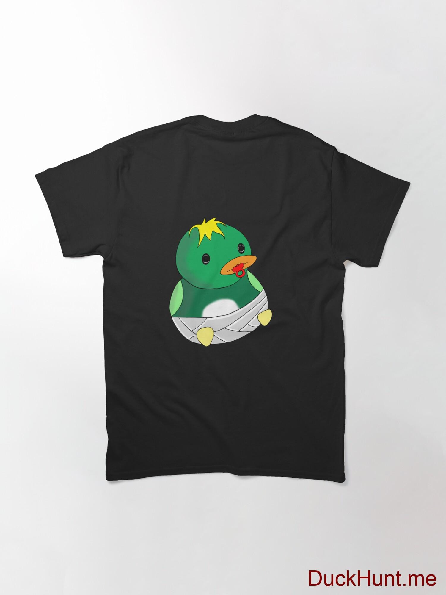 Baby duck Black Classic T-Shirt (Back printed) alternative image 1