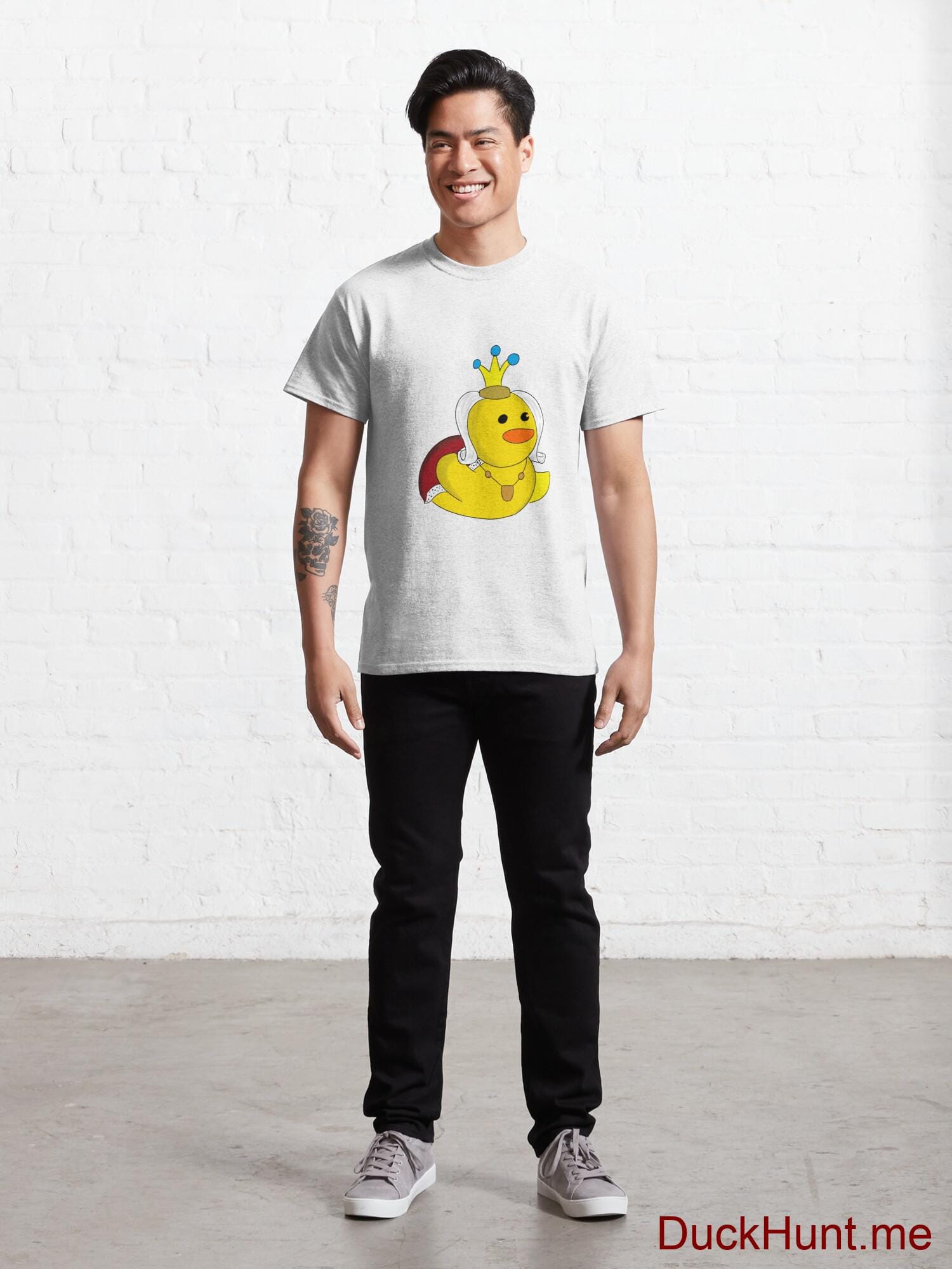 Royal Duck White Classic T-Shirt (Front printed) alternative image 6