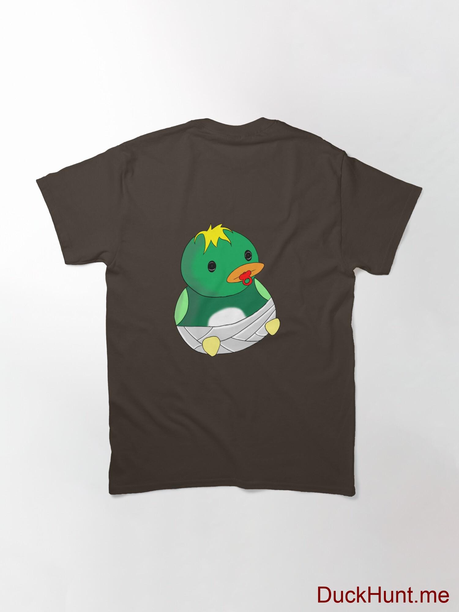Baby duck Brown Classic T-Shirt (Back printed) alternative image 1
