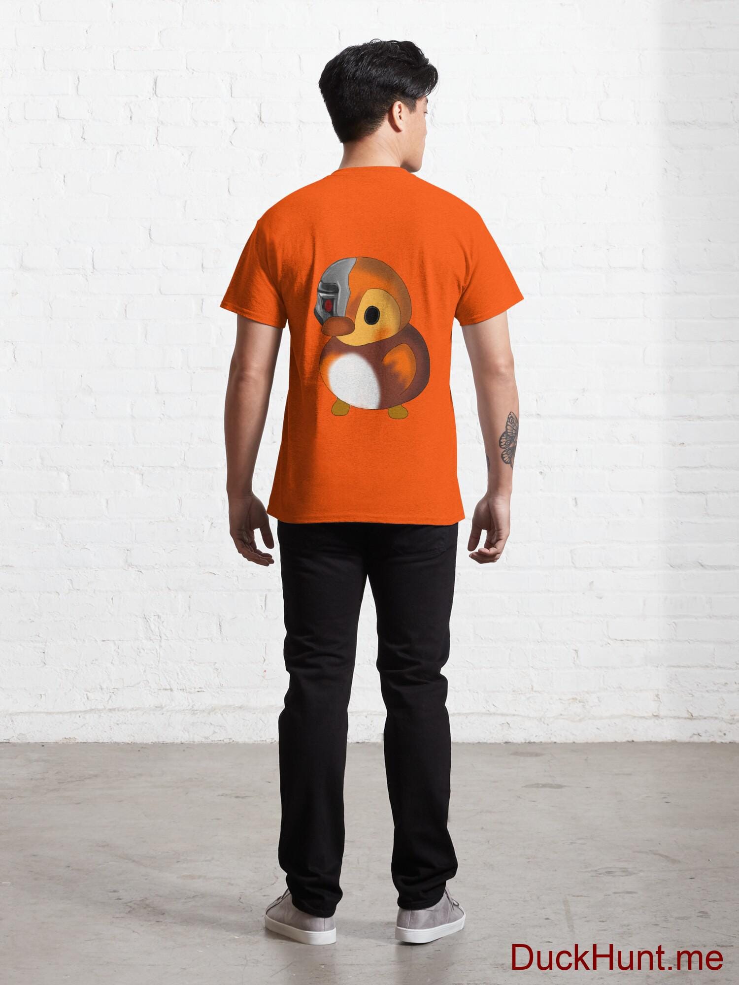 Mechanical Duck Orange Classic T-Shirt (Back printed) alternative image 3
