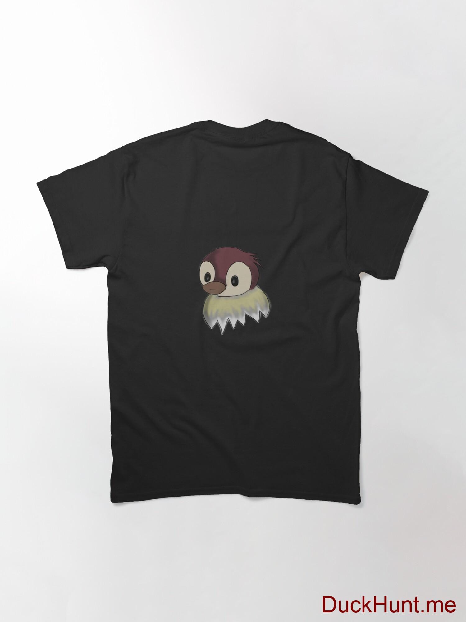 Ghost Duck (fogless) Black Classic T-Shirt (Back printed) alternative image 1