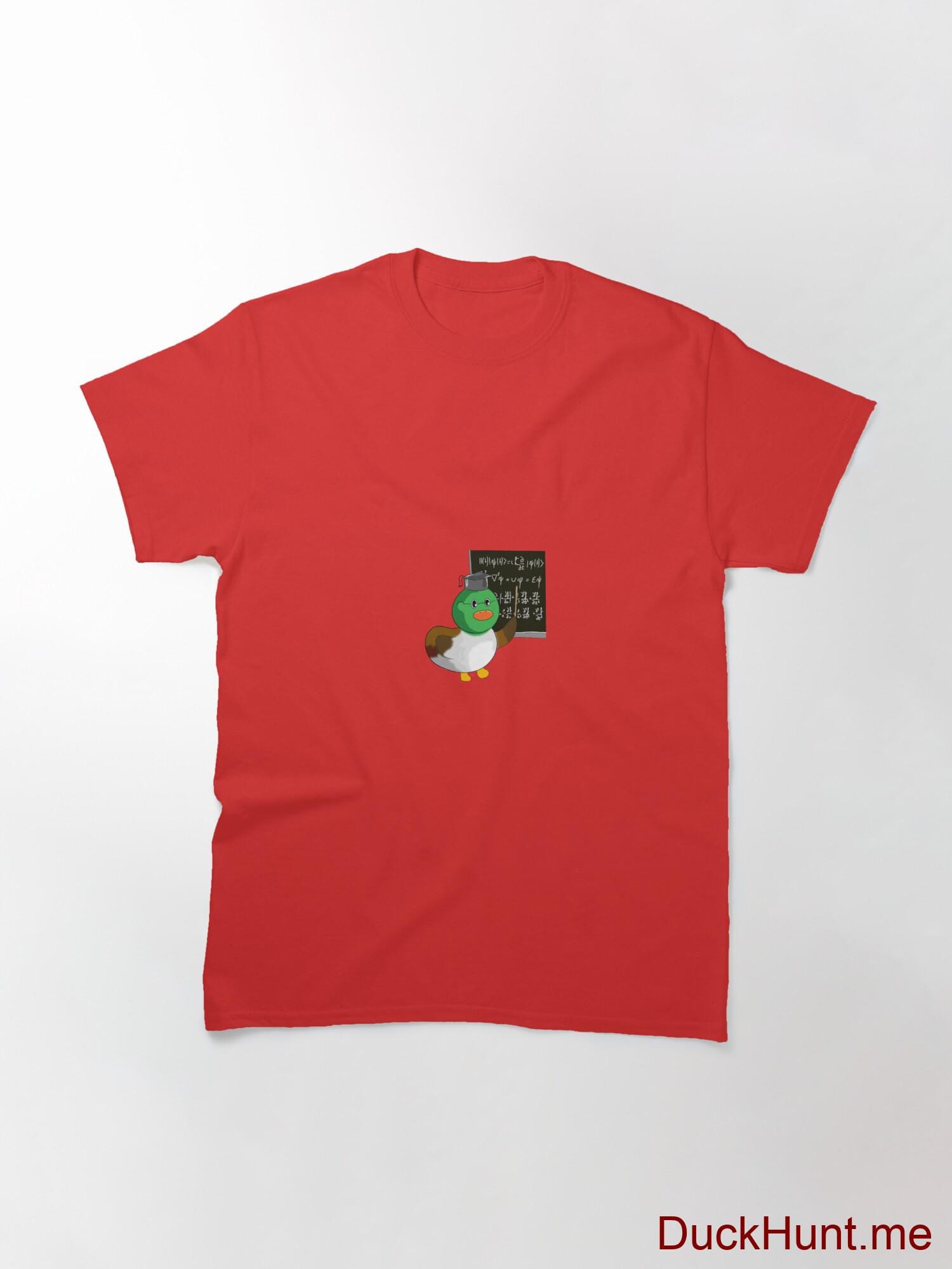 Prof Duck Red Classic T-Shirt (Front printed) alternative image 2