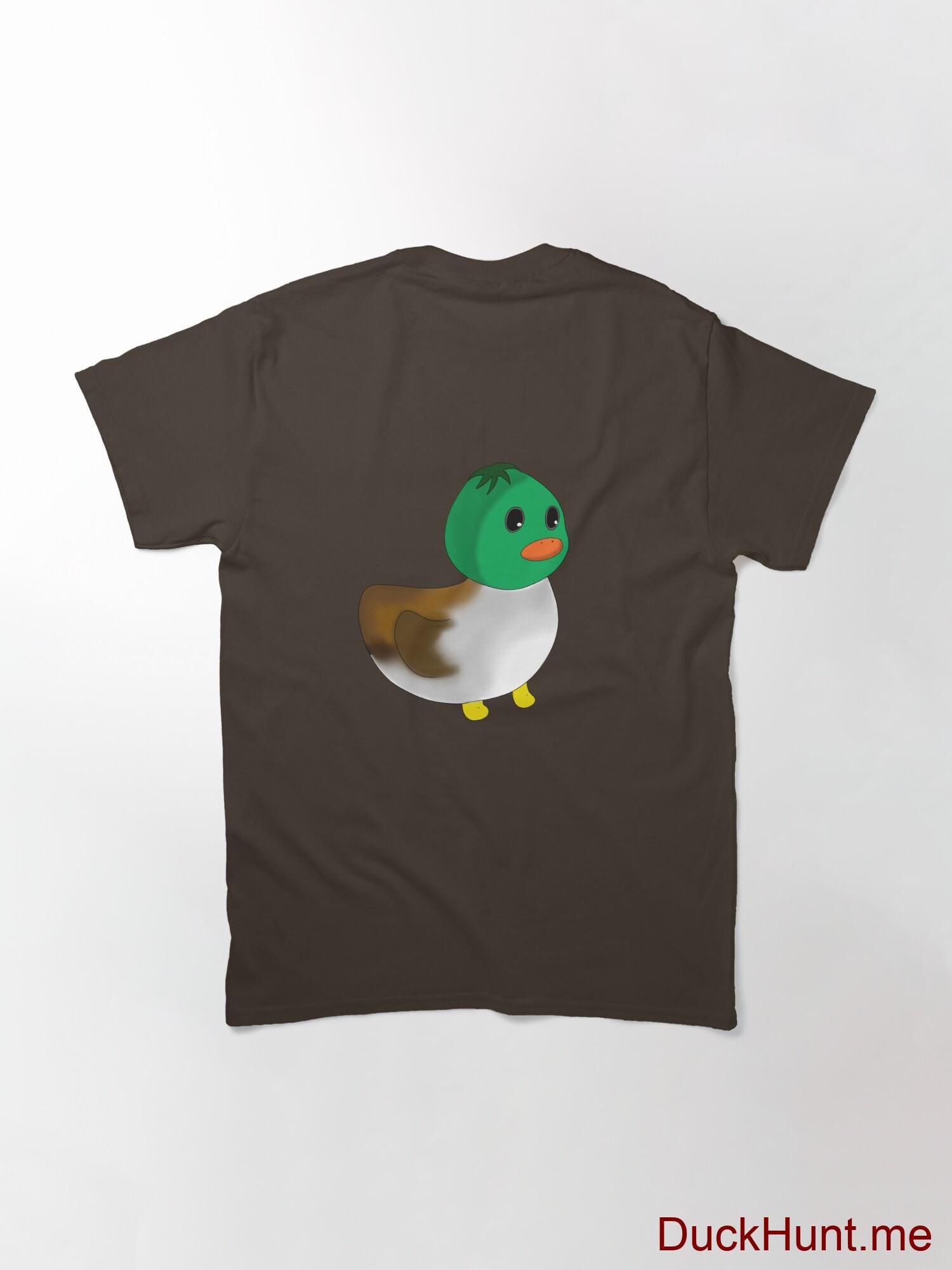 Normal Duck Brown Classic T-Shirt (Back printed) alternative image 1