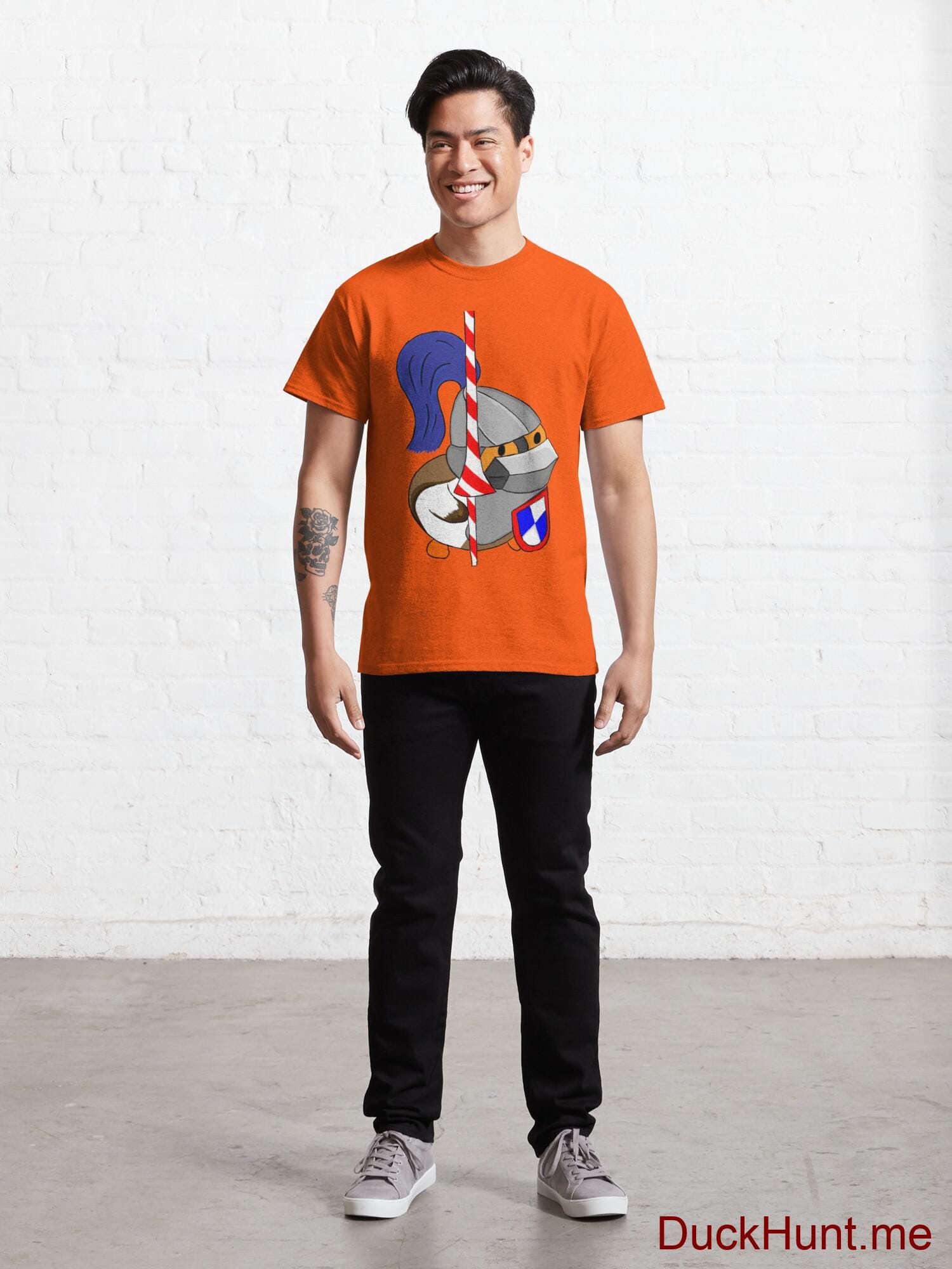 Armored Duck Orange Classic T-Shirt (Front printed) alternative image 6