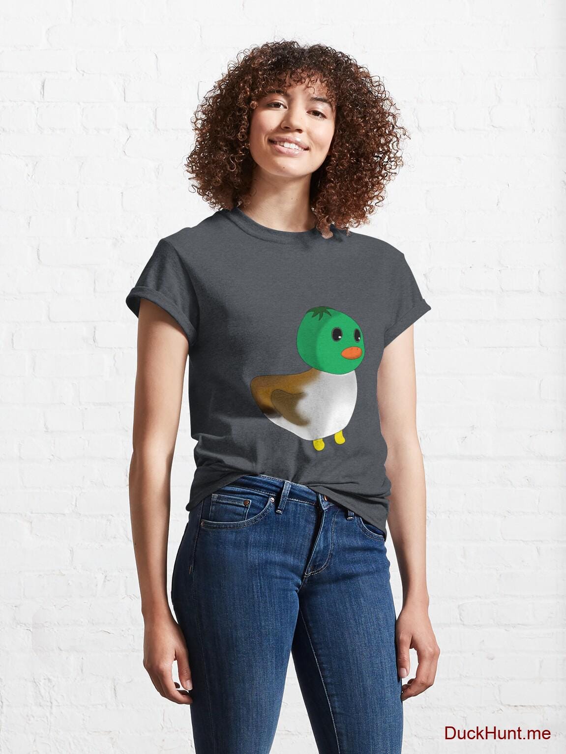Normal Duck Denim Heather Classic T-Shirt (Front printed) alternative image 3
