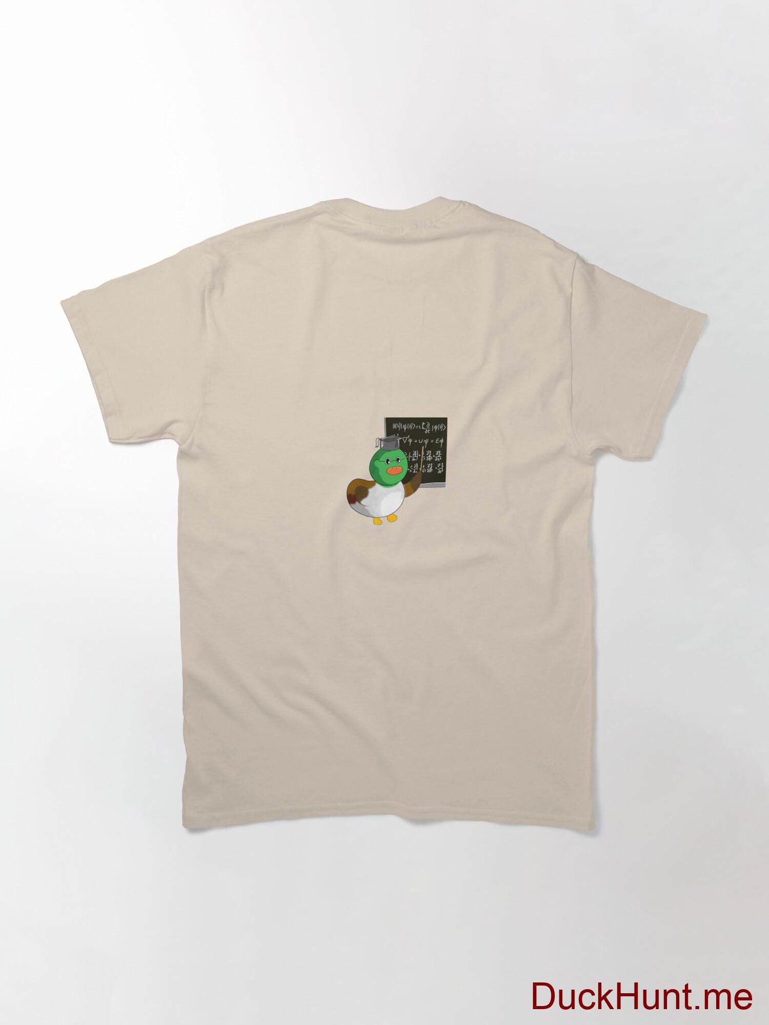 Prof Duck Creme Classic T-Shirt (Back printed) alternative image 1