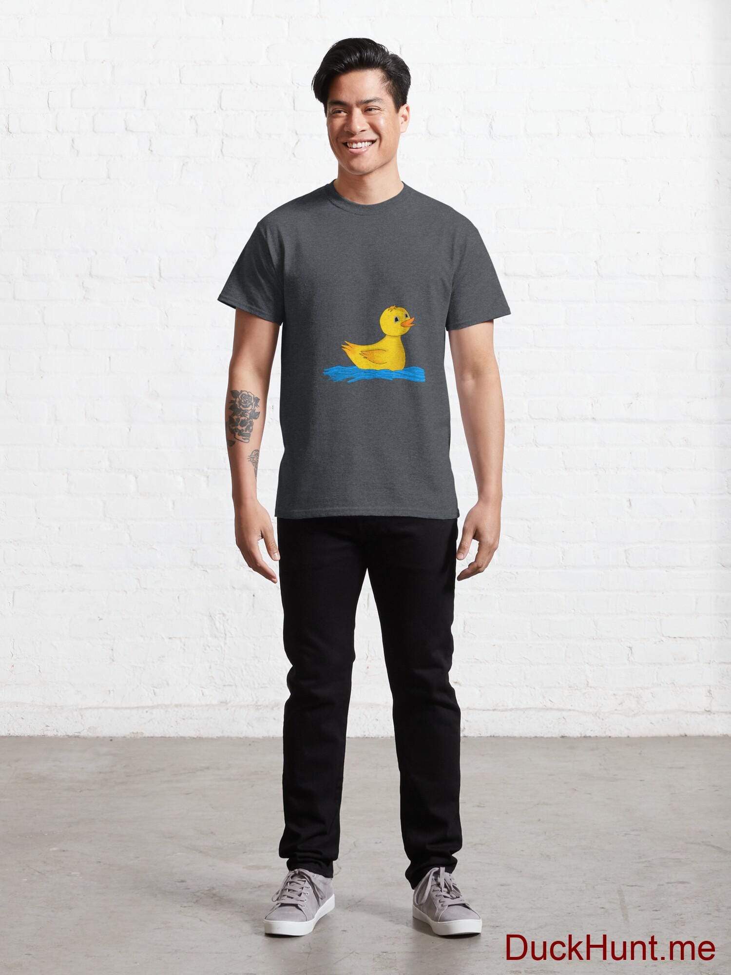 Plastic Duck Denim Heather Classic T-Shirt (Front printed) alternative image 6