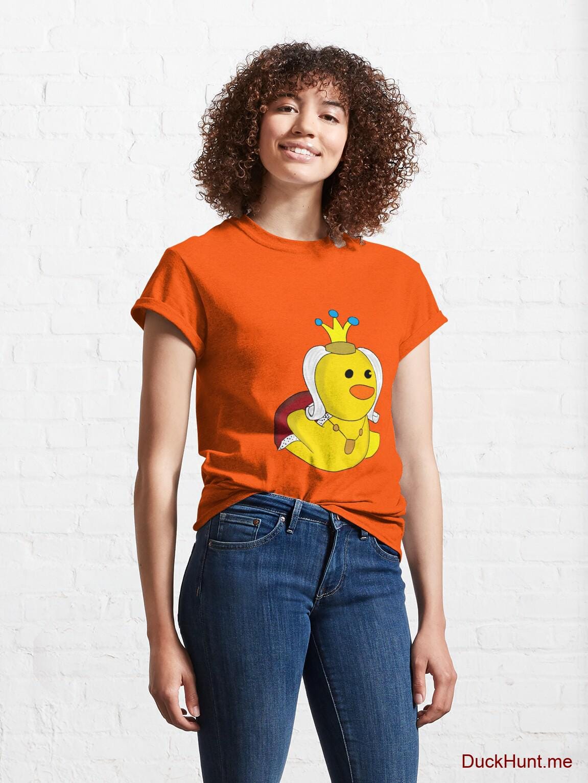 Royal Duck Orange Classic T-Shirt (Front printed) alternative image 3