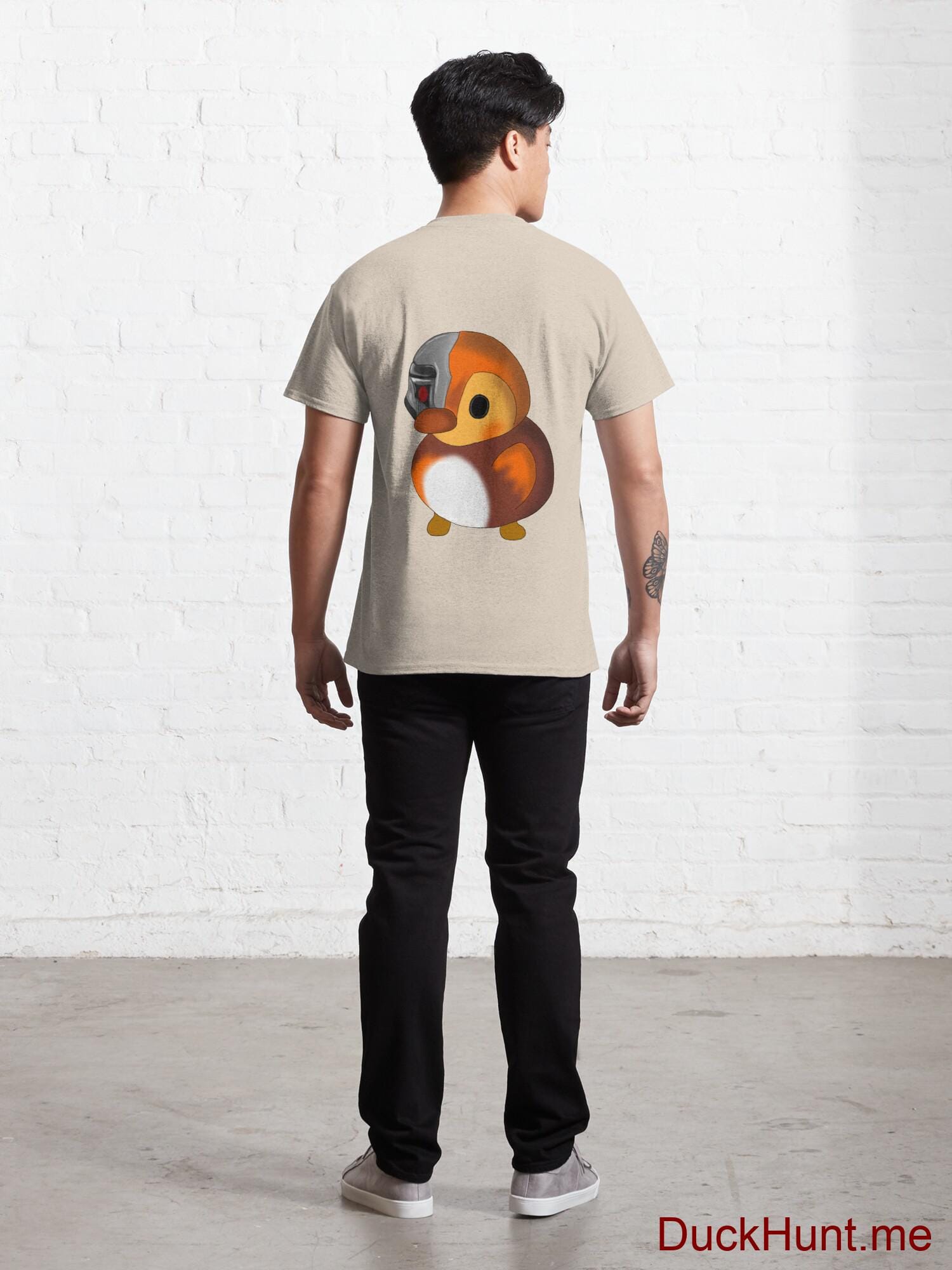 Mechanical Duck Creme Classic T-Shirt (Back printed) alternative image 3