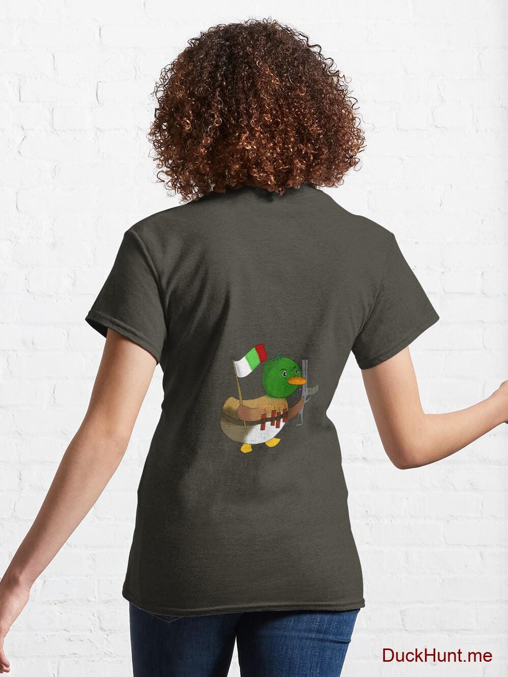 Kamikaze Duck Army Classic T-Shirt (Back printed) alternative image 4