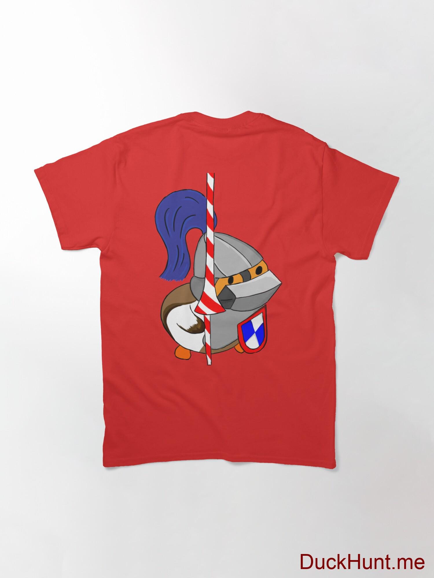 Armored Duck Red Classic T-Shirt (Back printed) alternative image 1