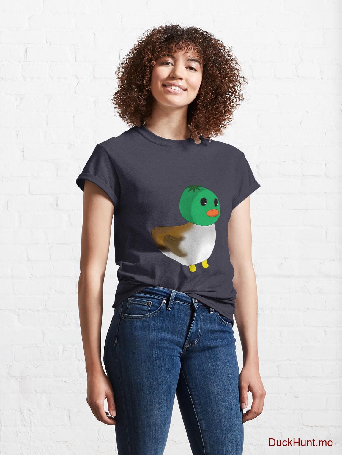Normal Duck Navy Classic T-Shirt (Front printed) alternative image 3