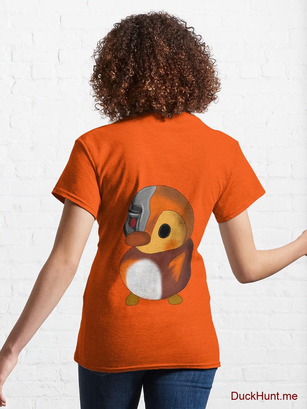 Mechanical Duck Orange Classic T-Shirt (Back printed) alternative image 4