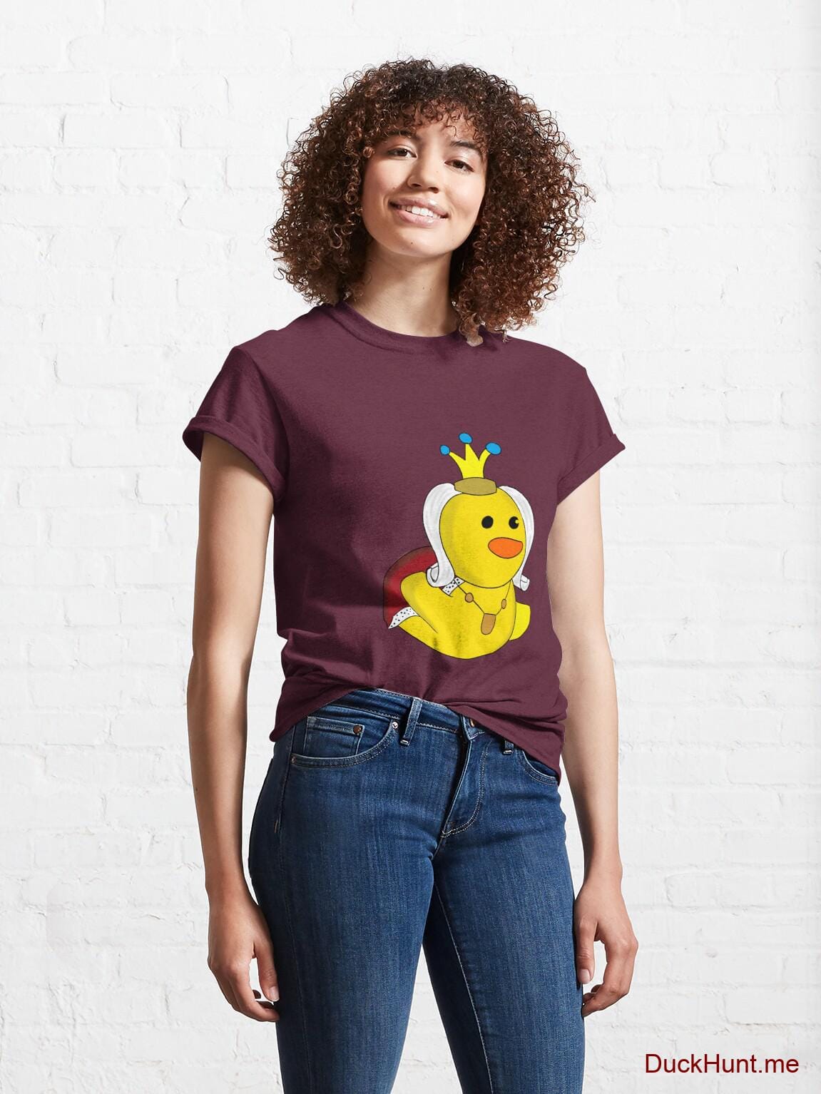 Royal Duck Dark Red Classic T-Shirt (Front printed) alternative image 3