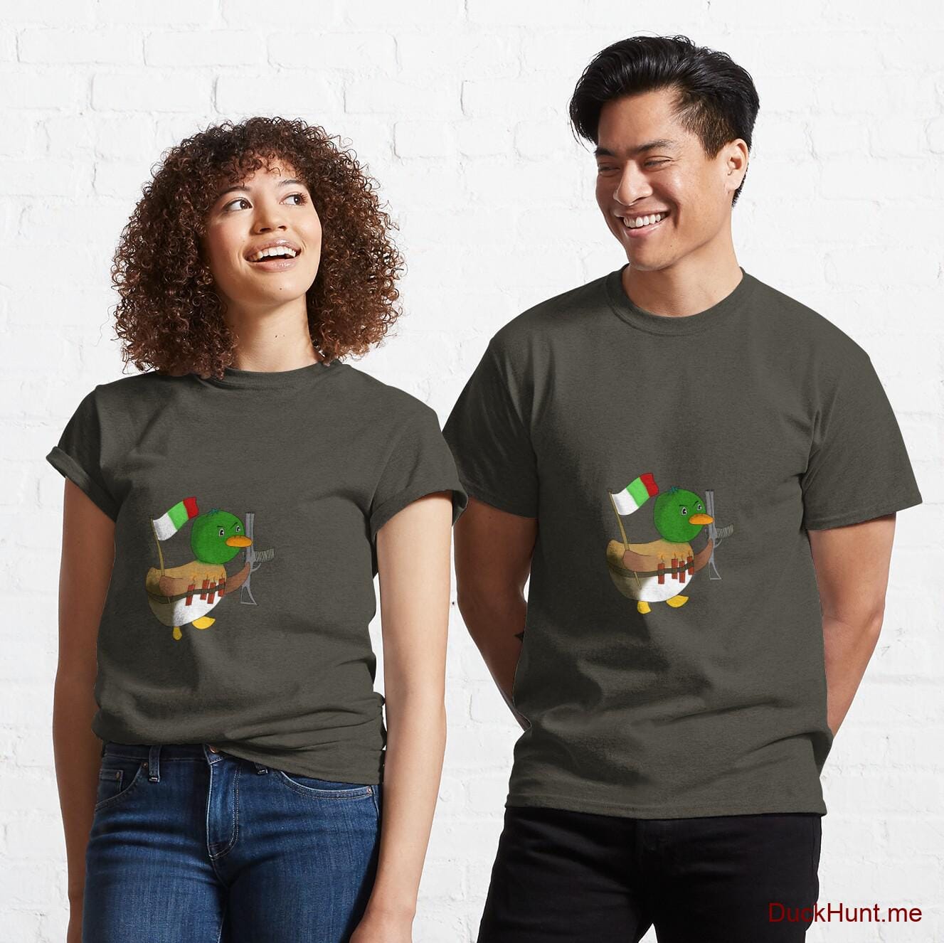 Kamikaze Duck Army Classic T-Shirt (Front printed)