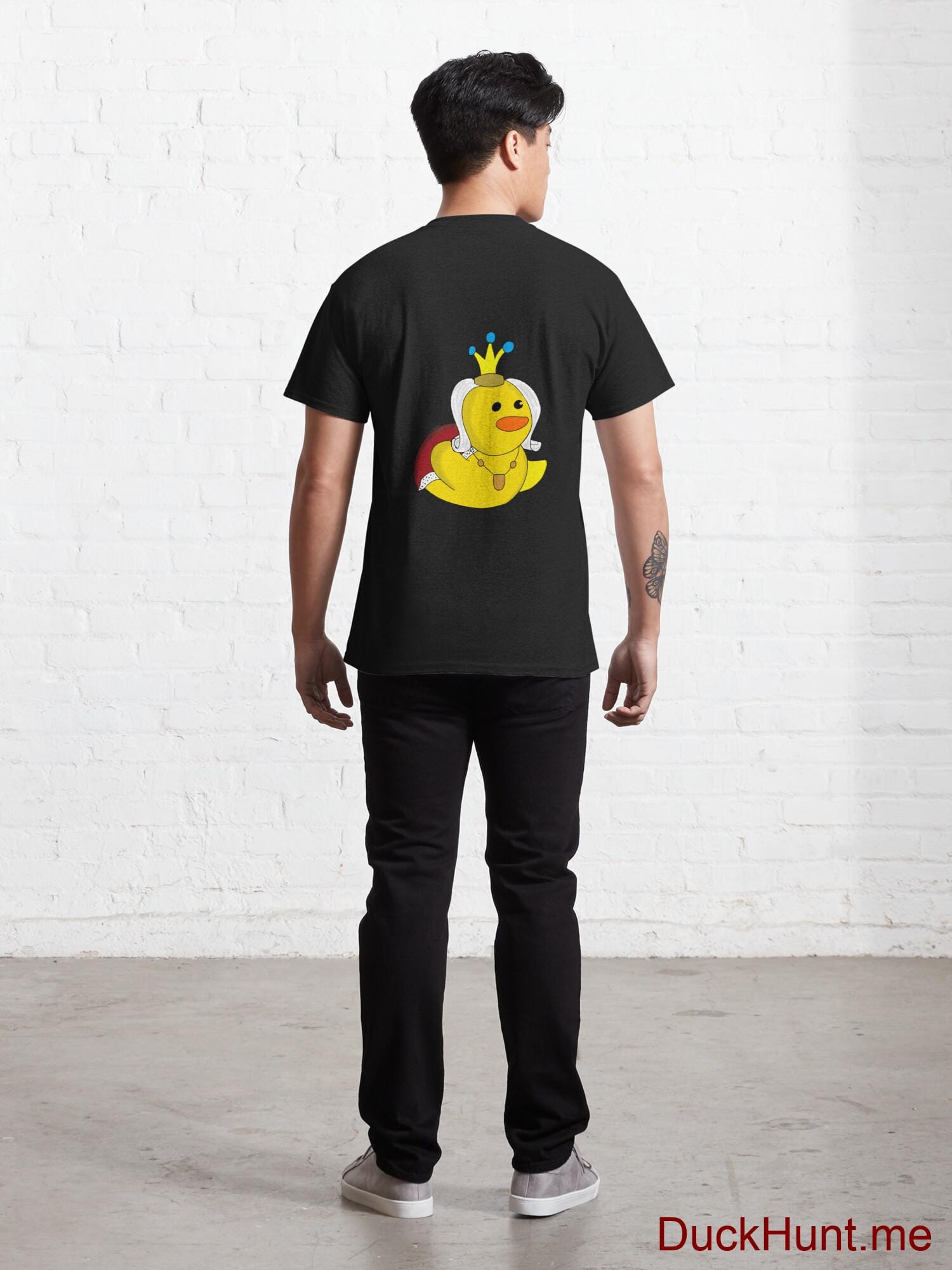 Royal Duck Black Classic T-Shirt (Back printed) alternative image 3