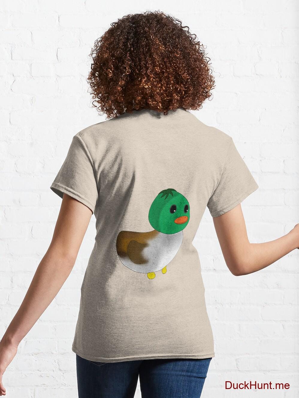 Normal Duck Creme Classic T-Shirt (Back printed) alternative image 4