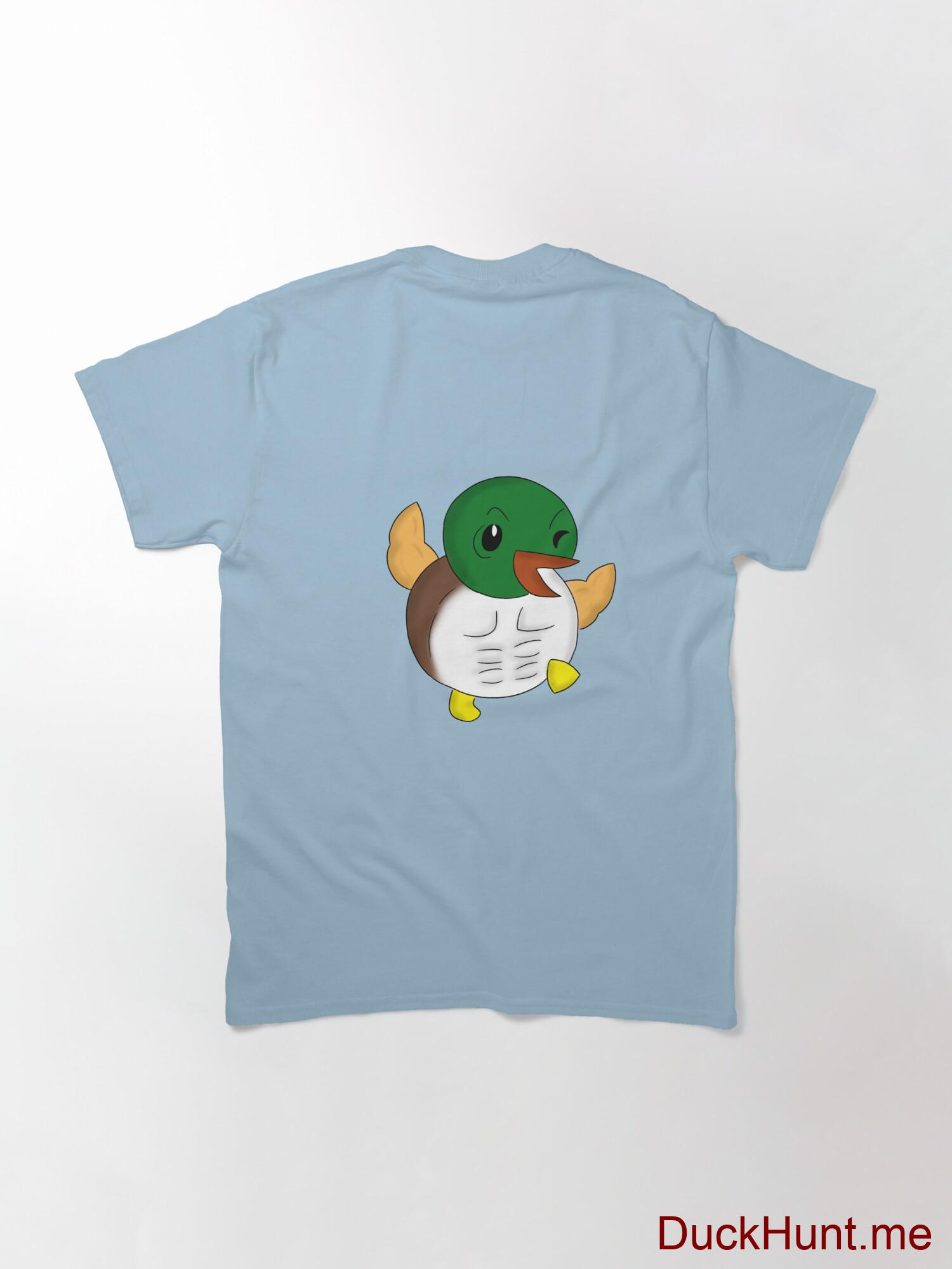 Super duck Light Blue Classic T-Shirt (Back printed) alternative image 1