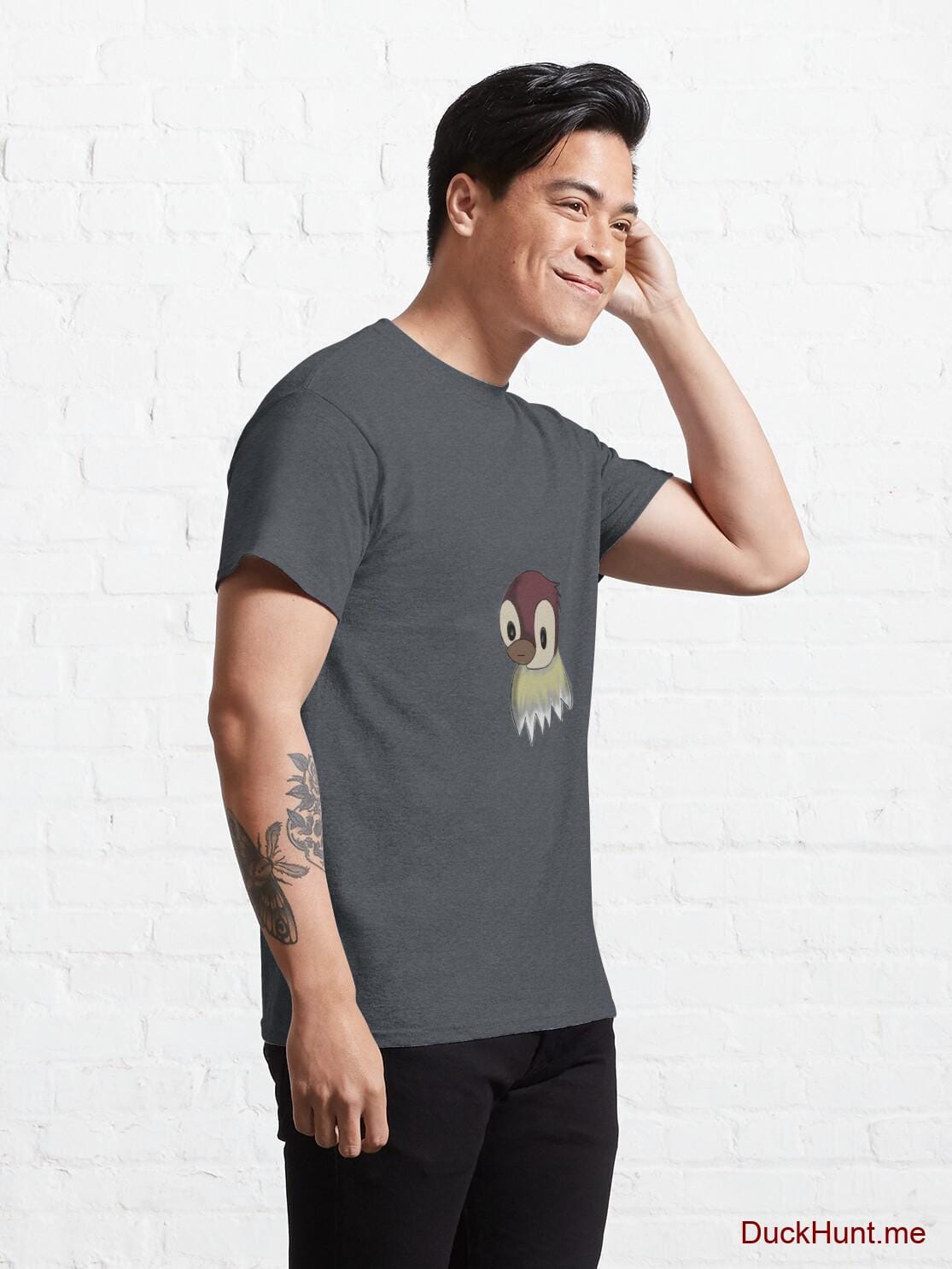 Ghost Duck (fogless) Denim Heather Classic T-Shirt (Front printed) alternative image 4