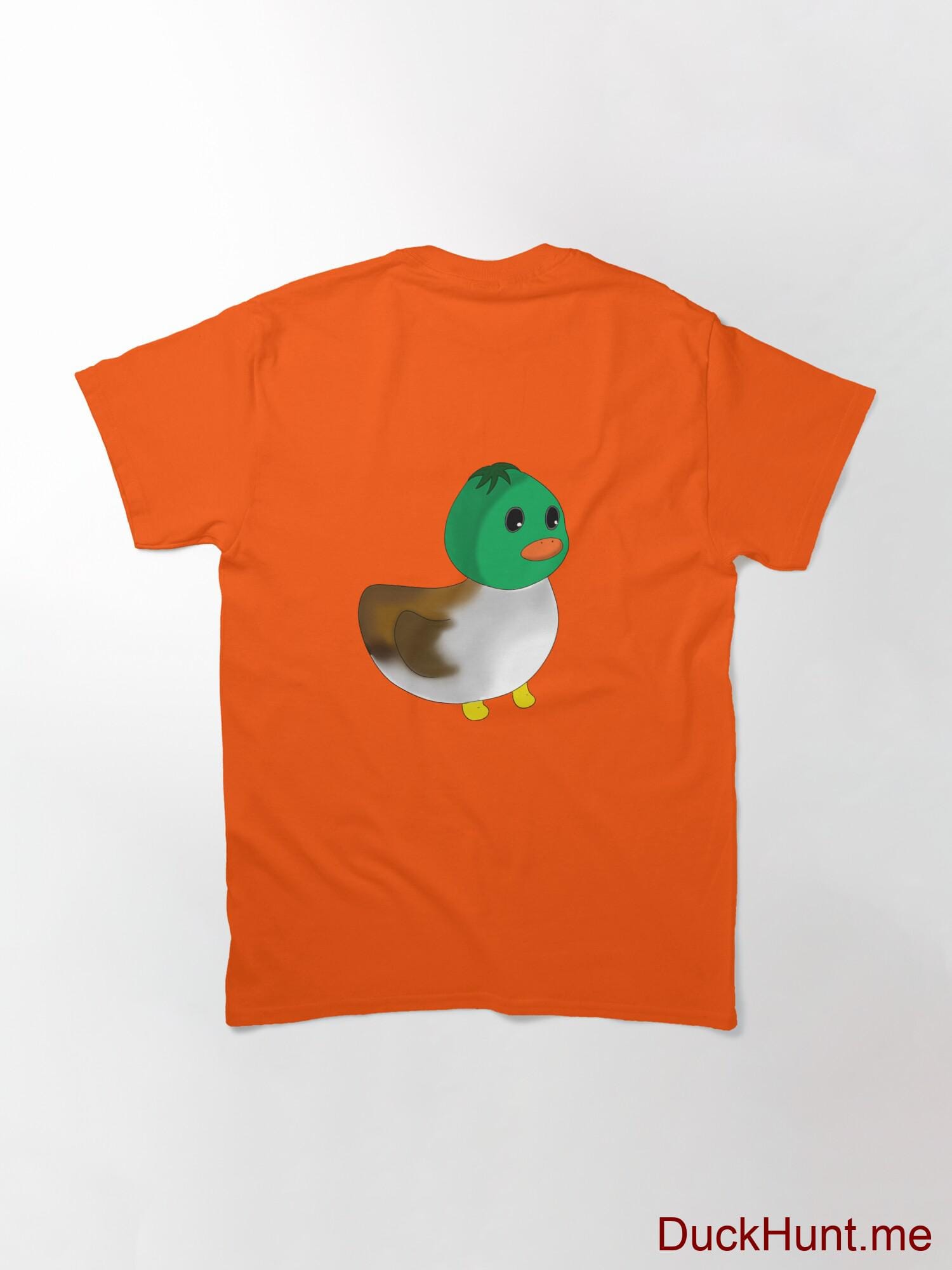 Normal Duck Orange Classic T-Shirt (Back printed) alternative image 1