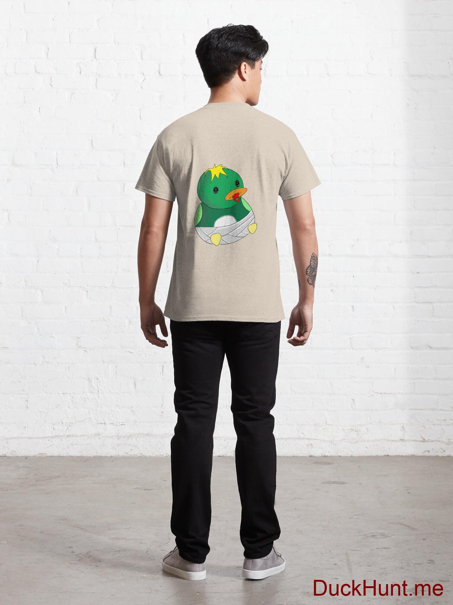 Baby duck Creme Classic T-Shirt (Back printed) alternative image 3