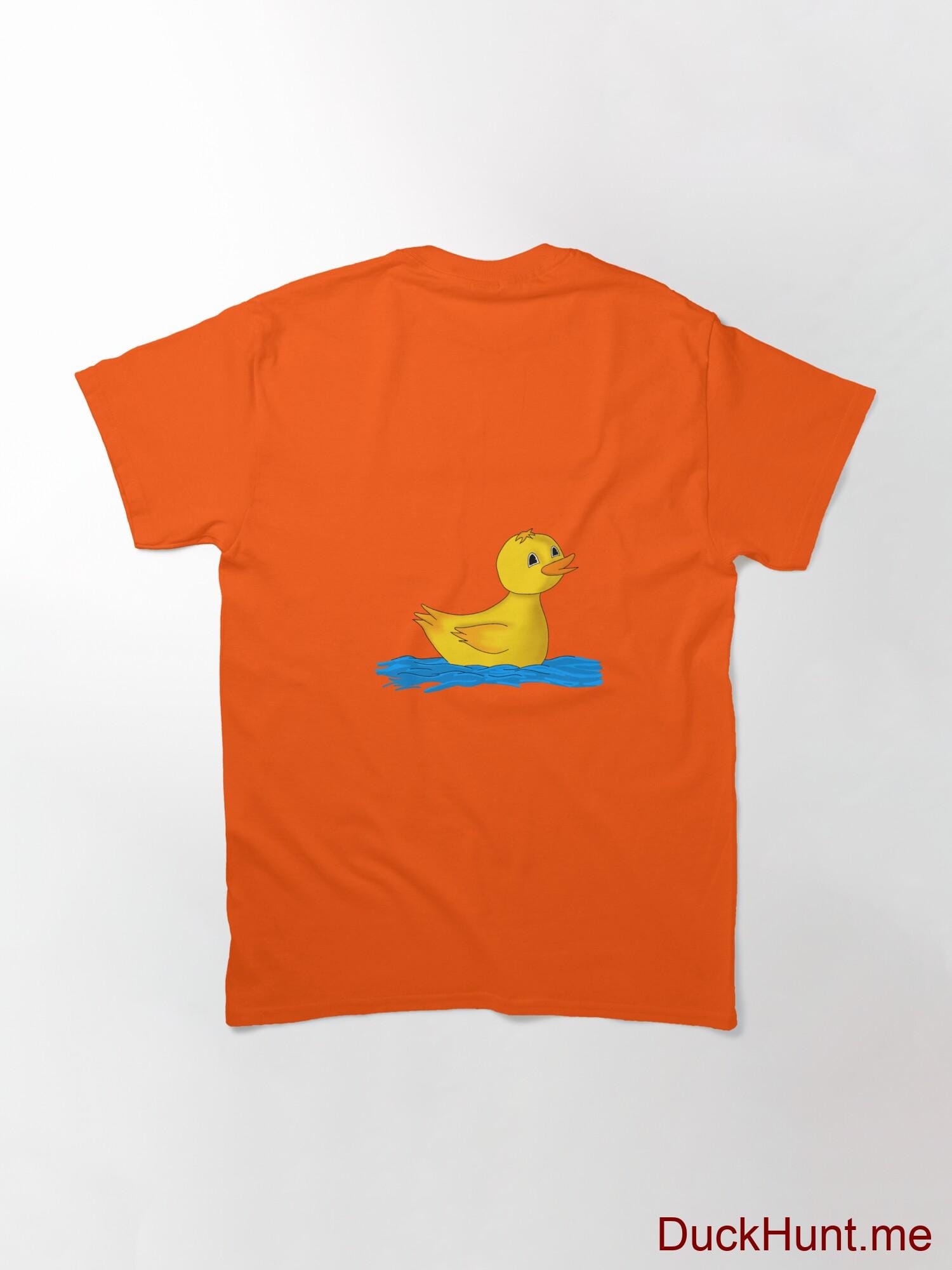Plastic Duck Orange Classic T-Shirt (Back printed) alternative image 1