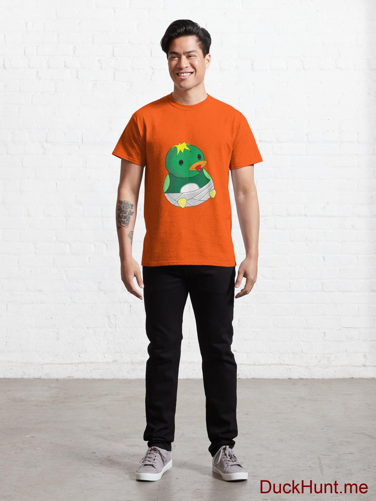 Baby duck Orange Classic T-Shirt (Front printed) alternative image 6
