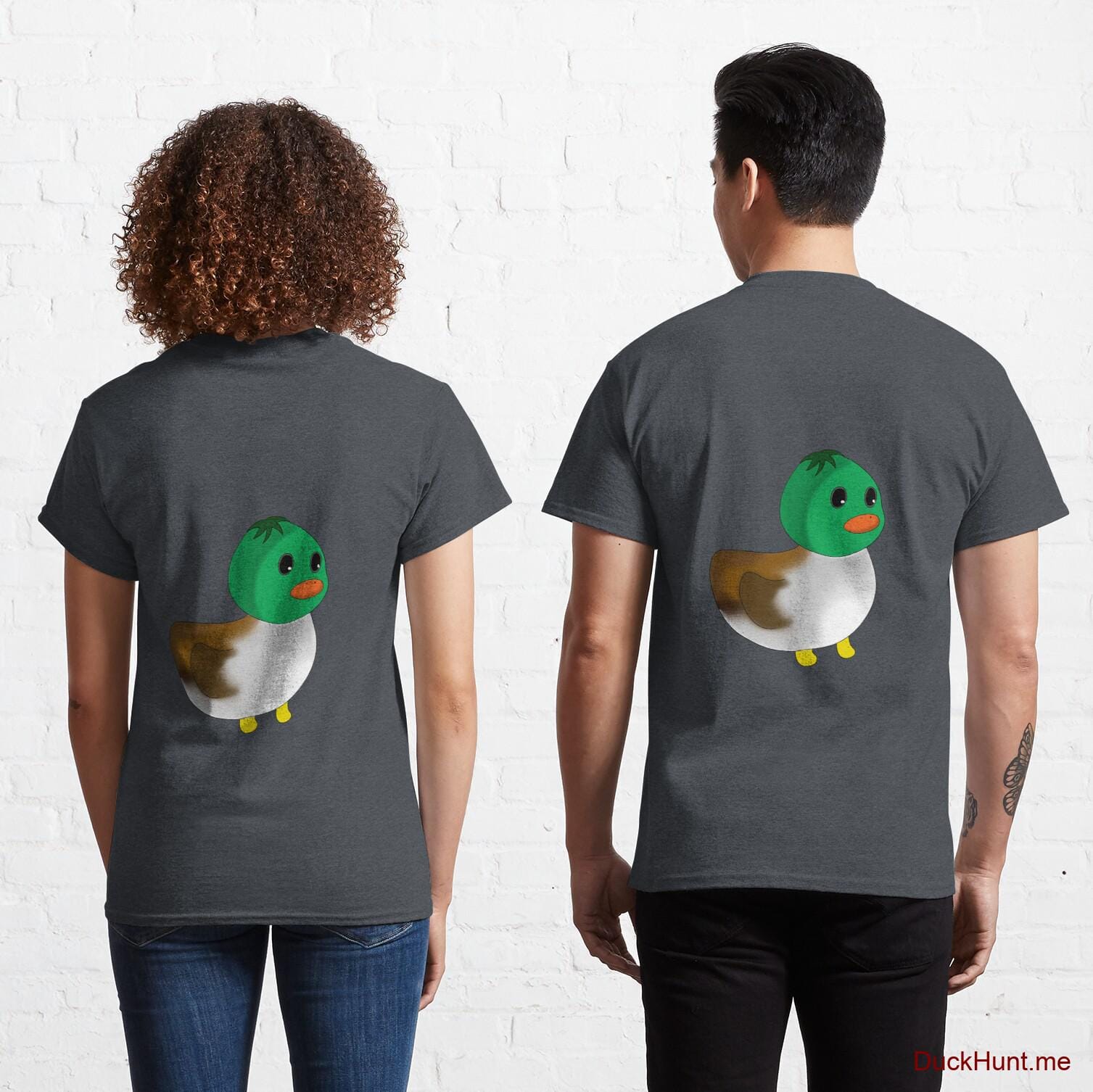Normal Duck Denim Heather Classic T-Shirt (Back printed)