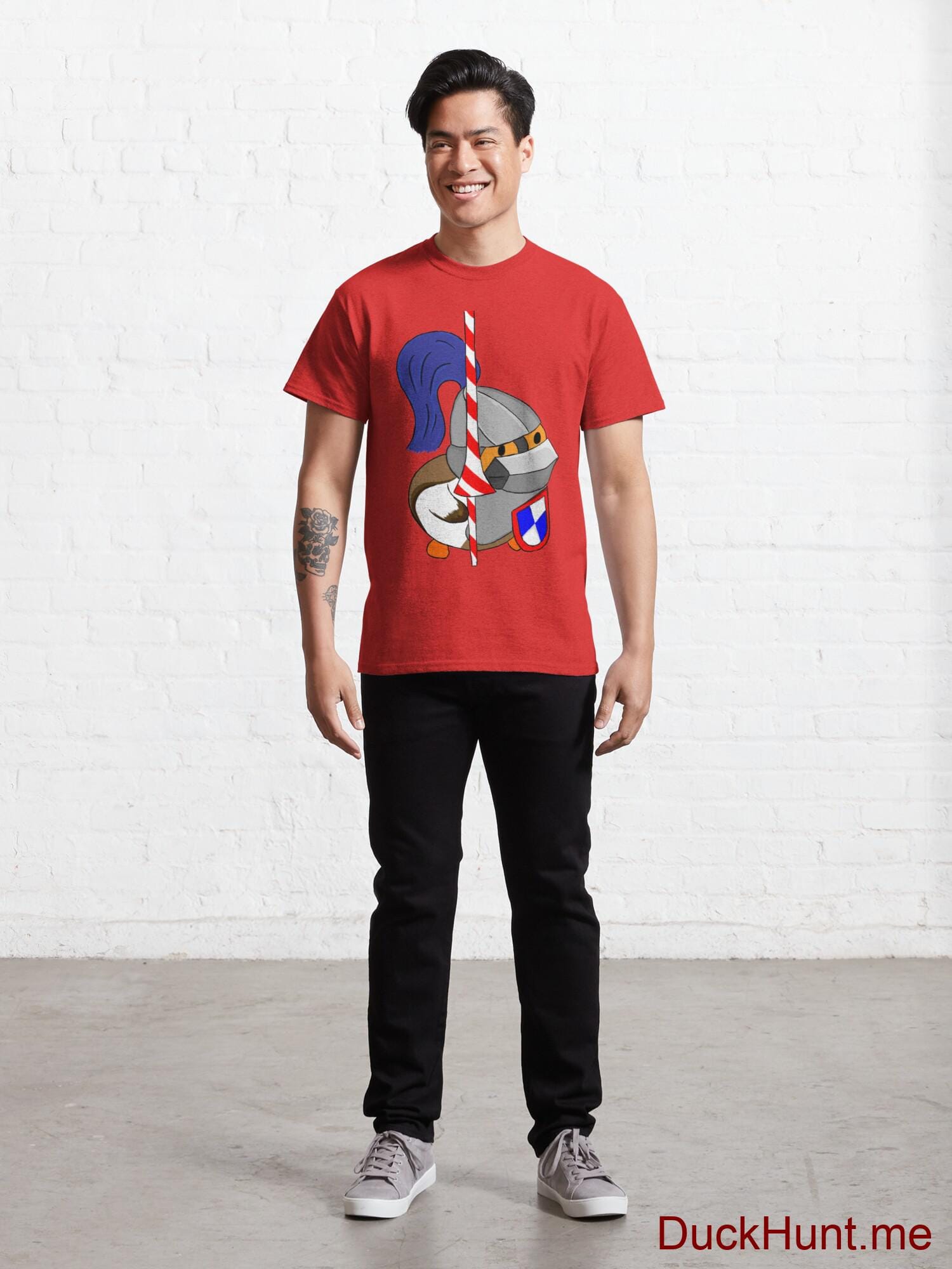 Armored Duck Red Classic T-Shirt (Front printed) alternative image 6
