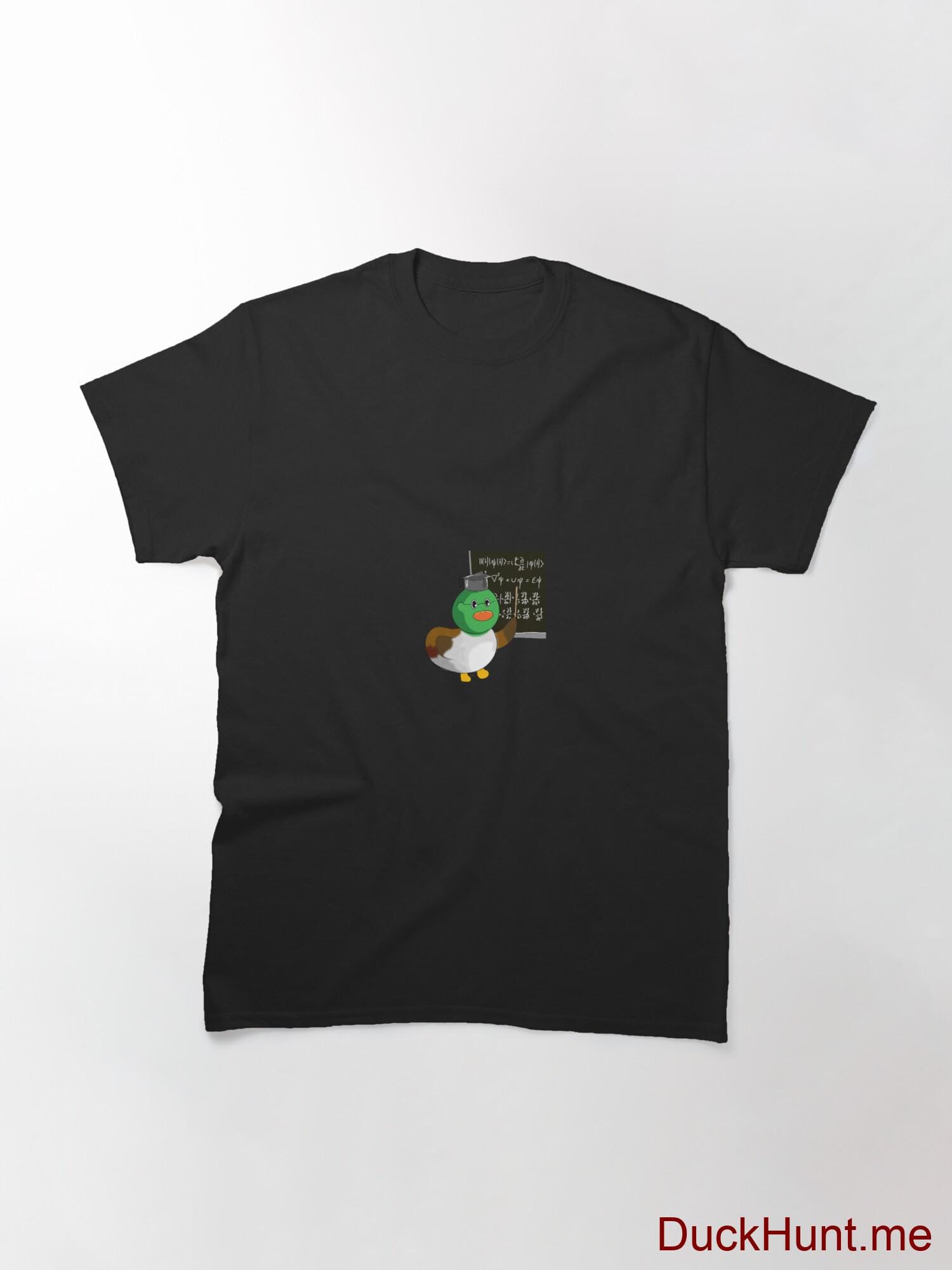 Prof Duck Black Classic T-Shirt (Front printed) alternative image 2