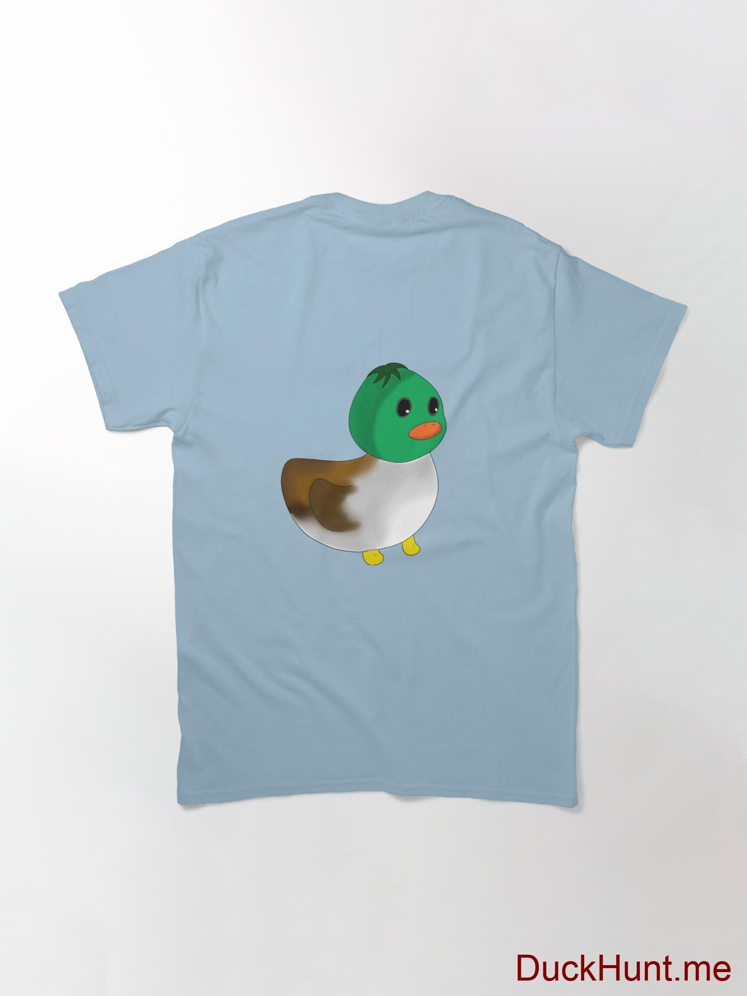 Normal Duck Light Blue Classic T-Shirt (Back printed) alternative image 1