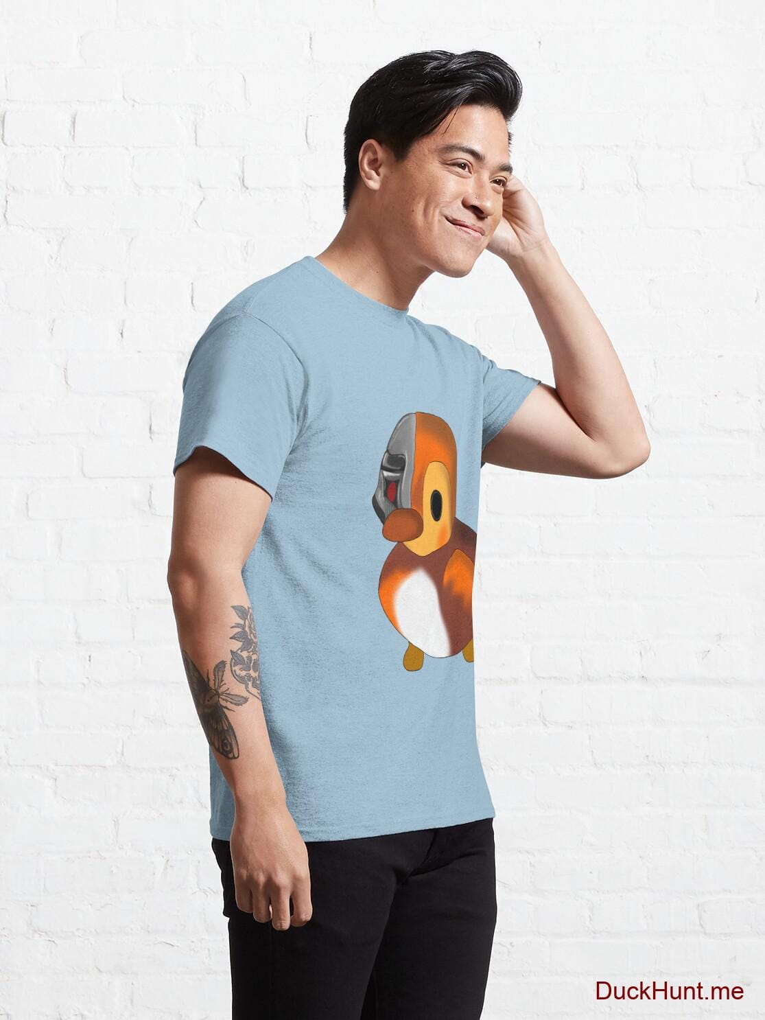 Mechanical Duck Light Blue Classic T-Shirt (Front printed) alternative image 4